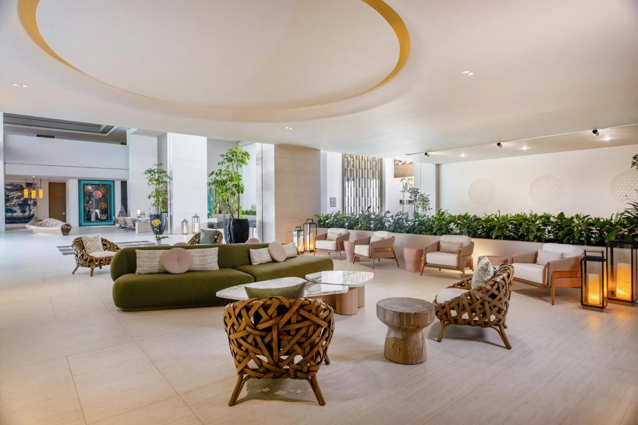 Lobby or reception in Grand Velas Boutique Hotel