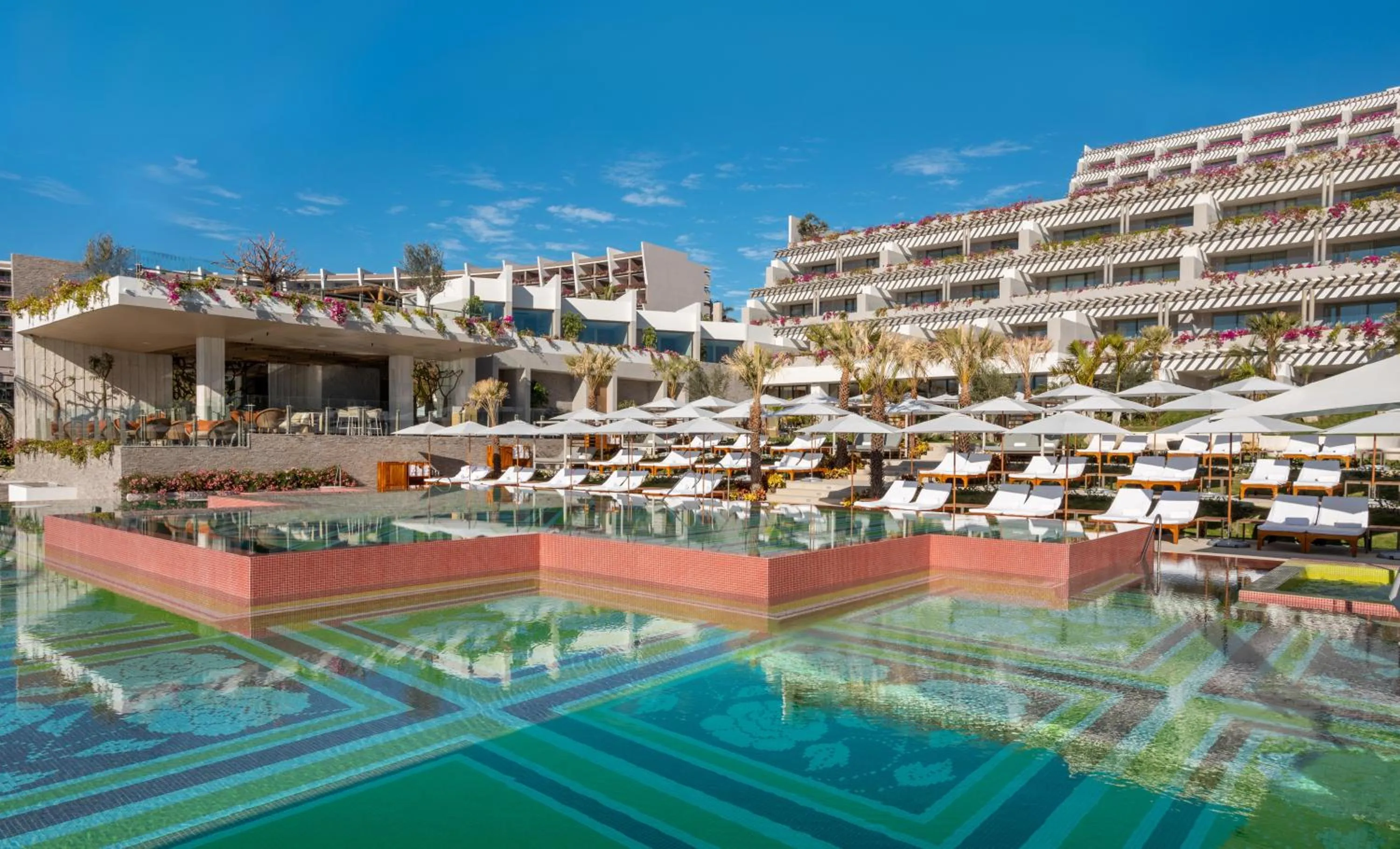 Pool view in Grand Velas Boutique Hotel
