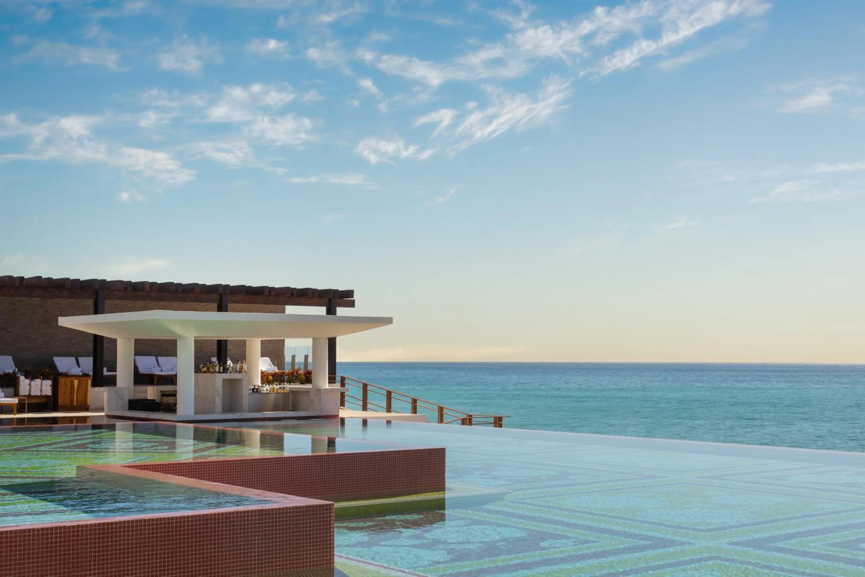 Swimming pool in Grand Velas Boutique Hotel