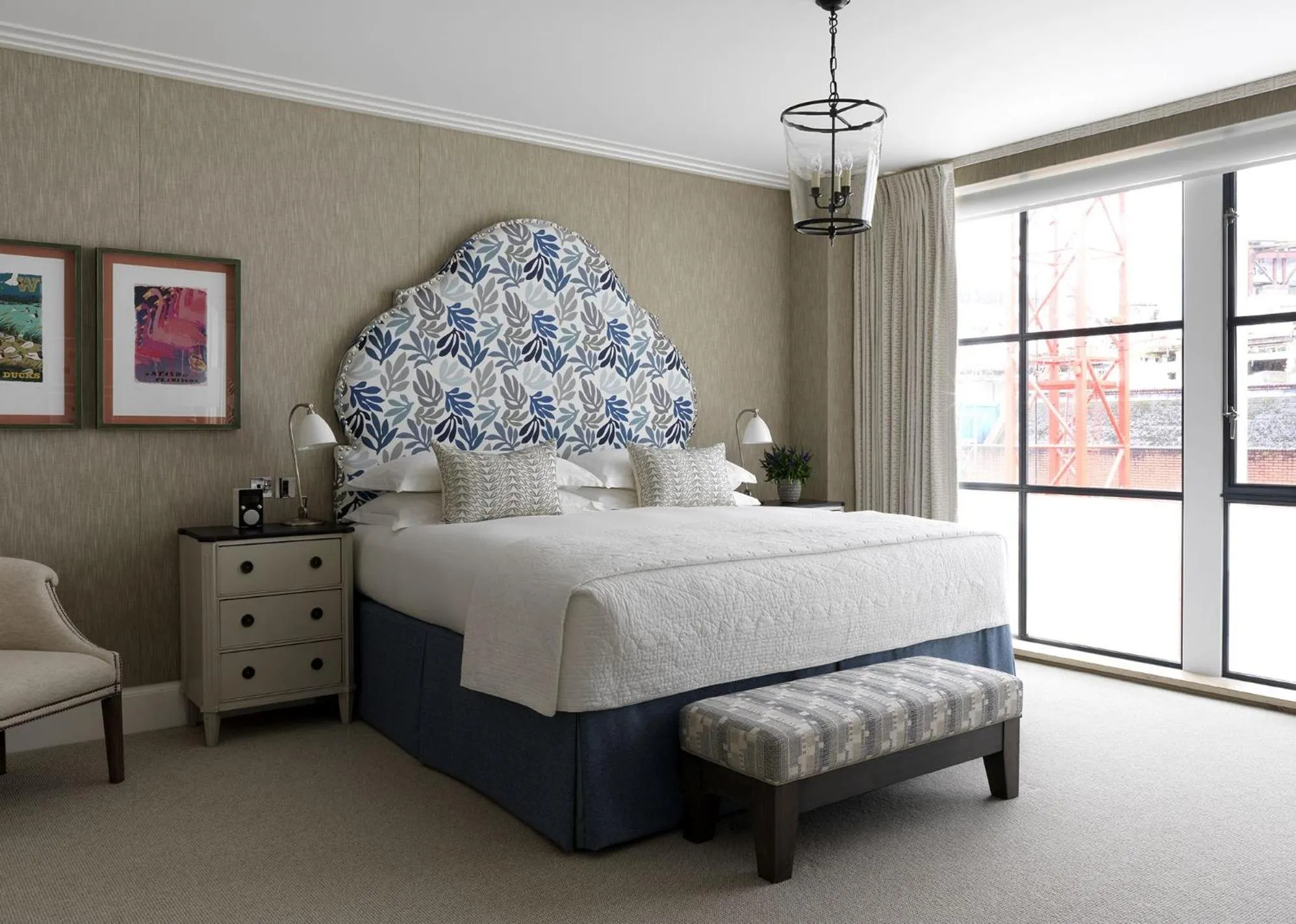 Bed in Ham Yard Hotel, Firmdale Hotels
