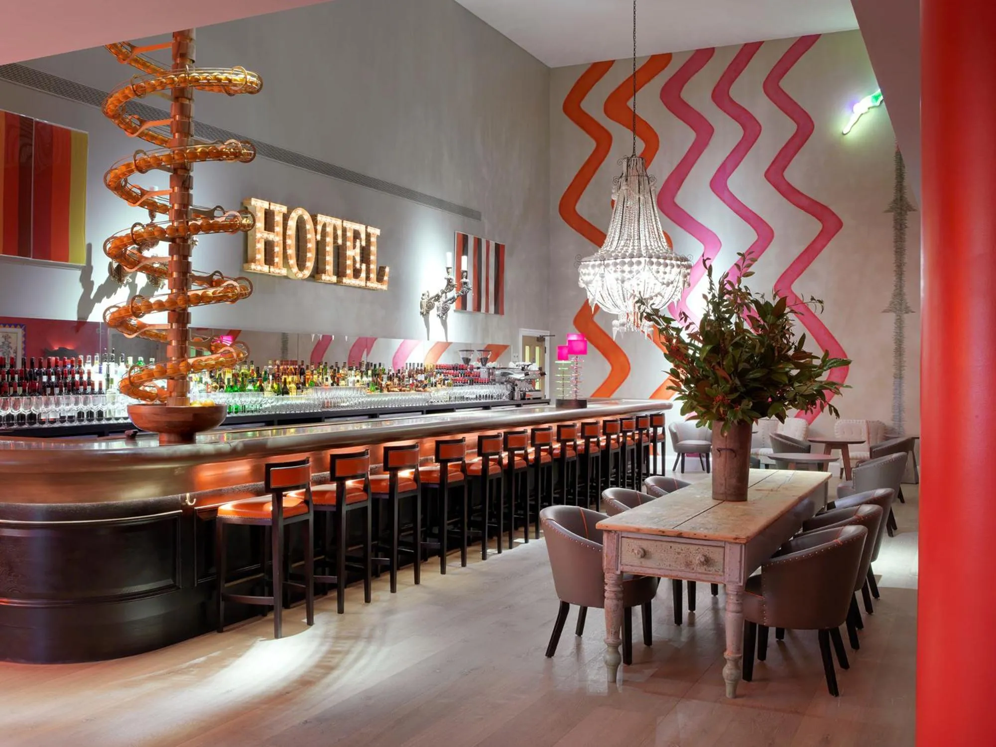 Lounge or bar in Ham Yard Hotel, Firmdale Hotels