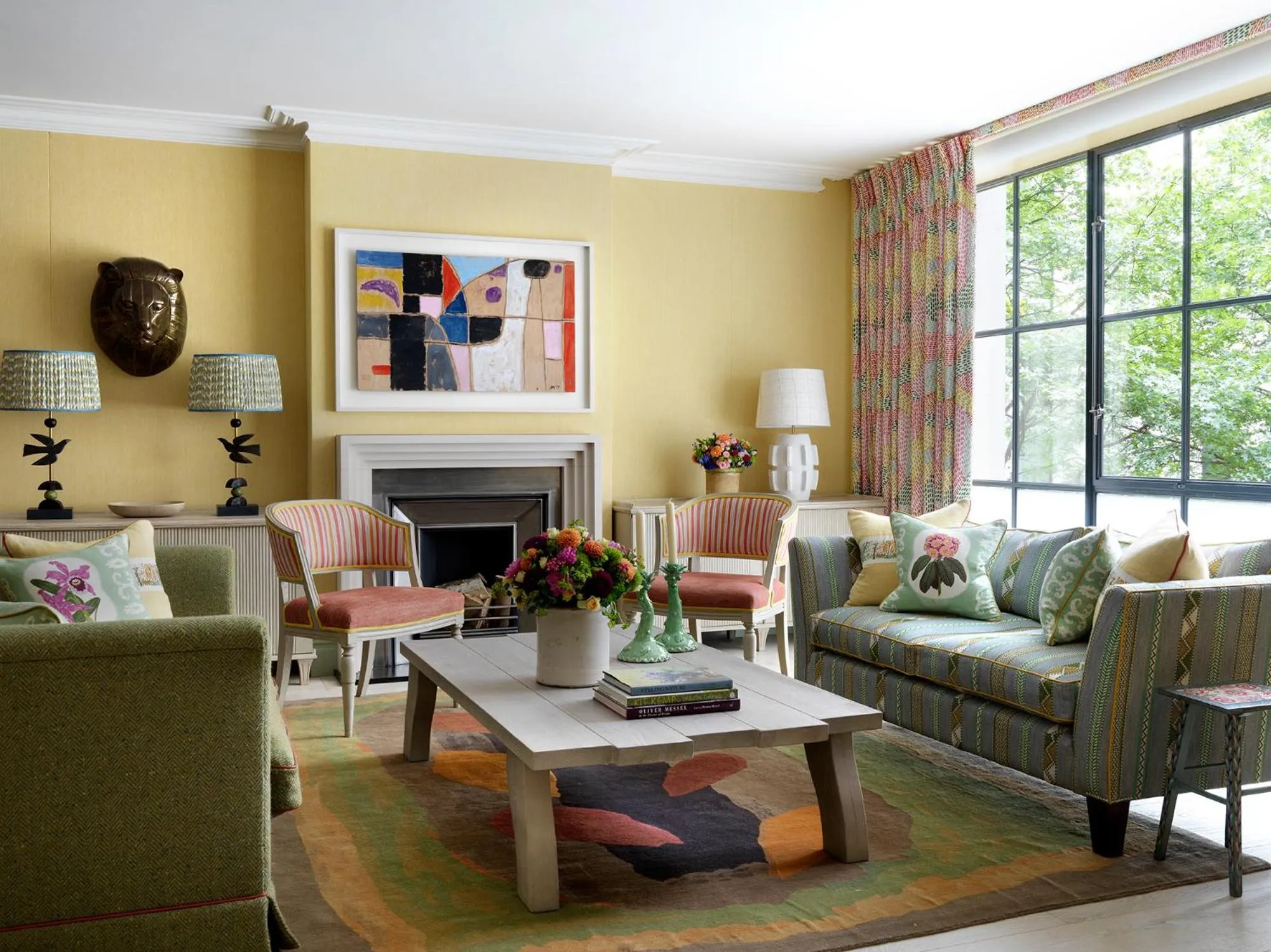 Living room in Ham Yard Hotel, Firmdale Hotels