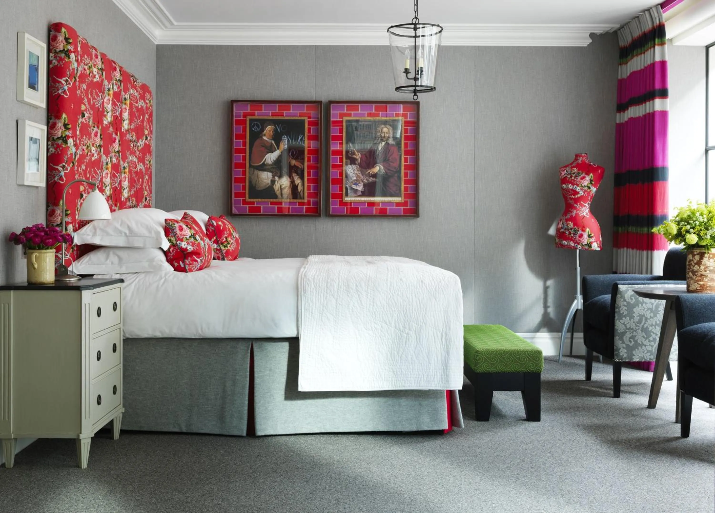 Bed in Ham Yard Hotel, Firmdale Hotels