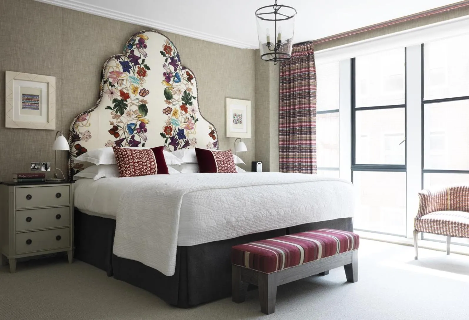 Bed in Ham Yard Hotel, Firmdale Hotels