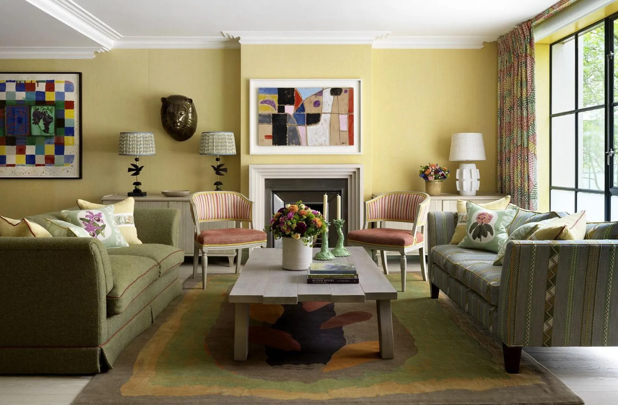 Living room in Ham Yard Hotel, Firmdale Hotels