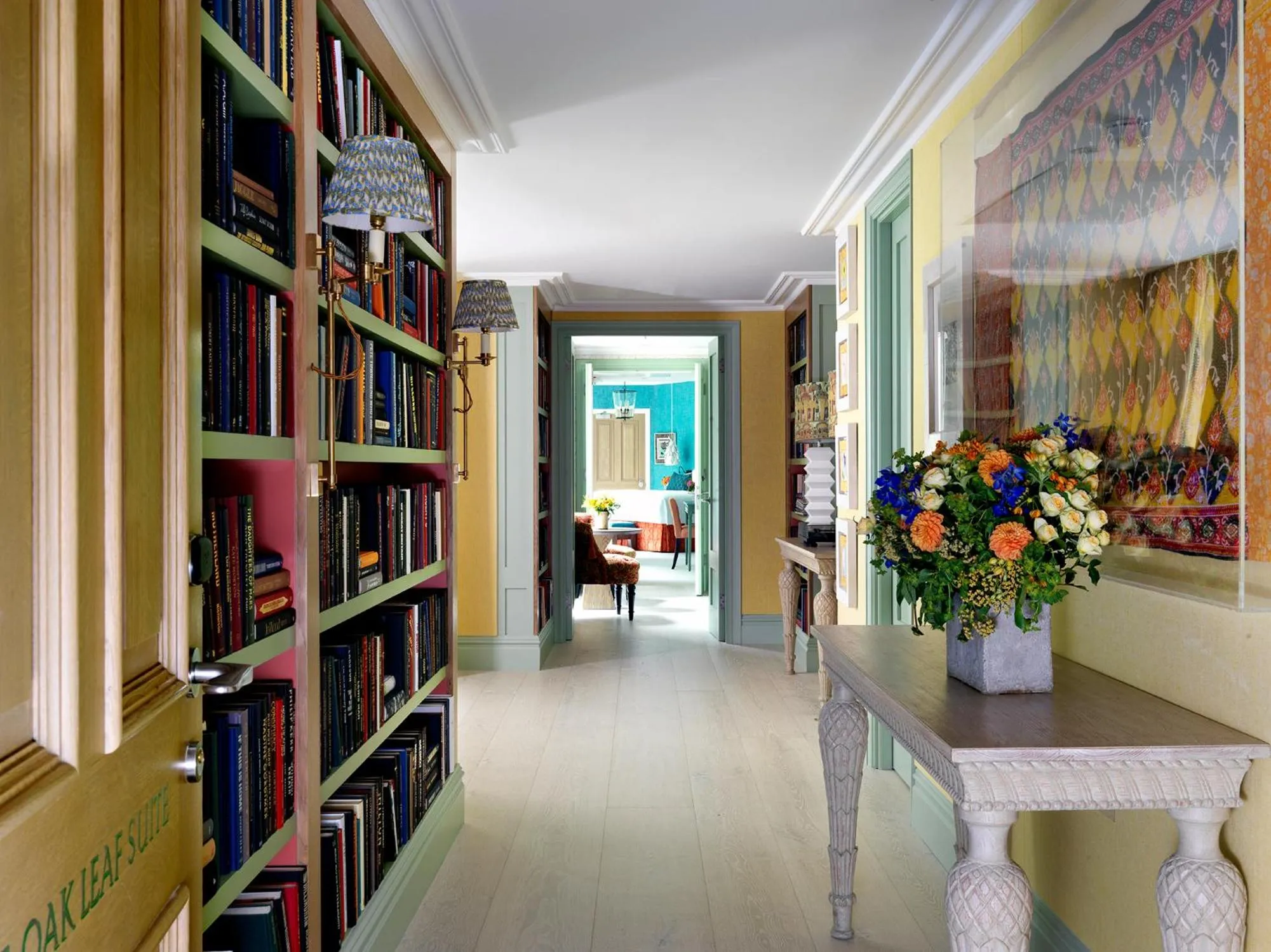 Library in Ham Yard Hotel, Firmdale Hotels