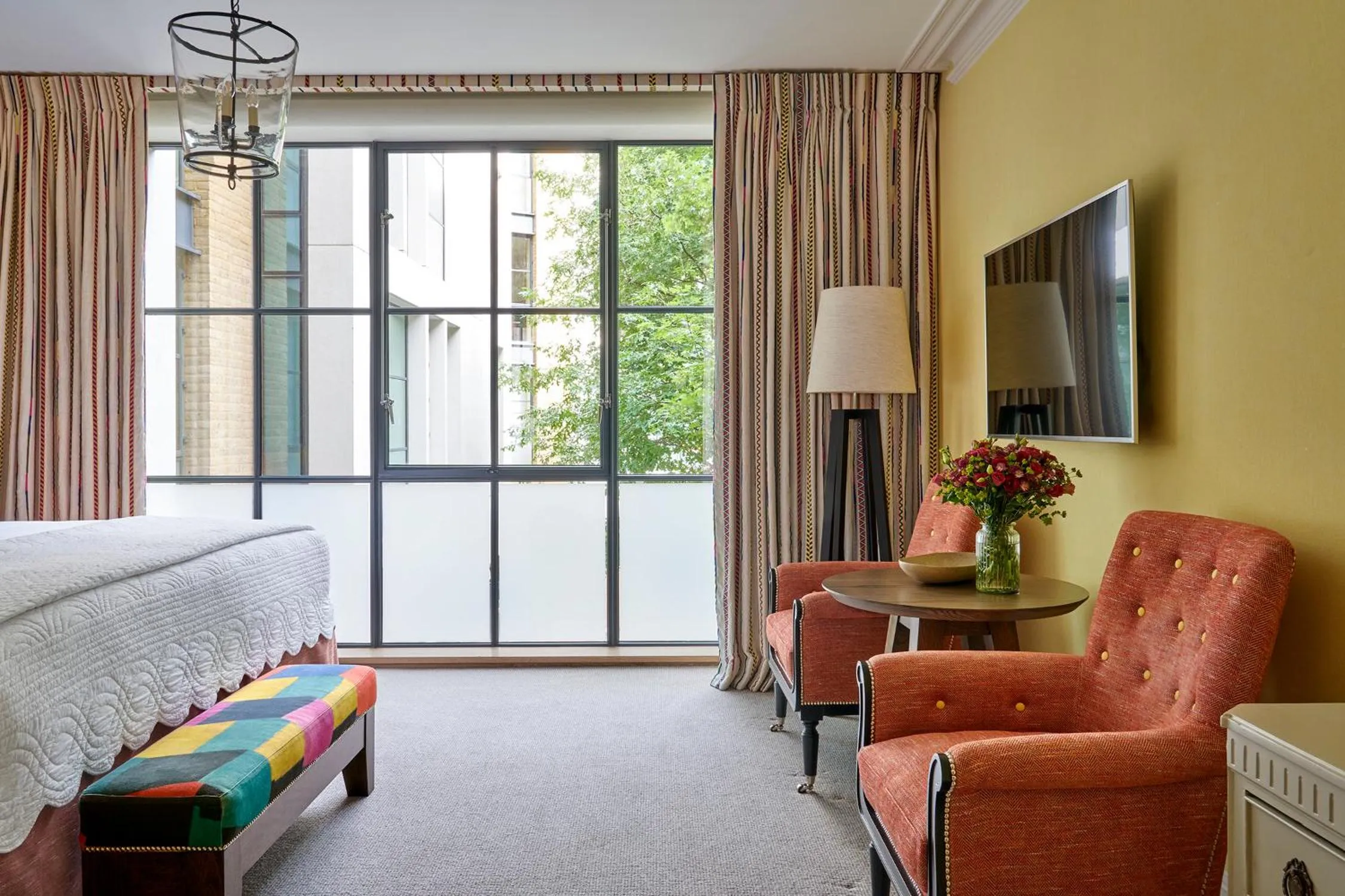 Bed in Ham Yard Hotel, Firmdale Hotels