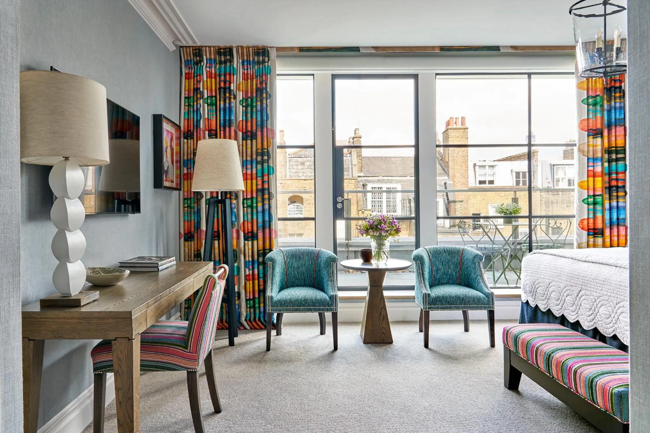 Bed in Ham Yard Hotel, Firmdale Hotels