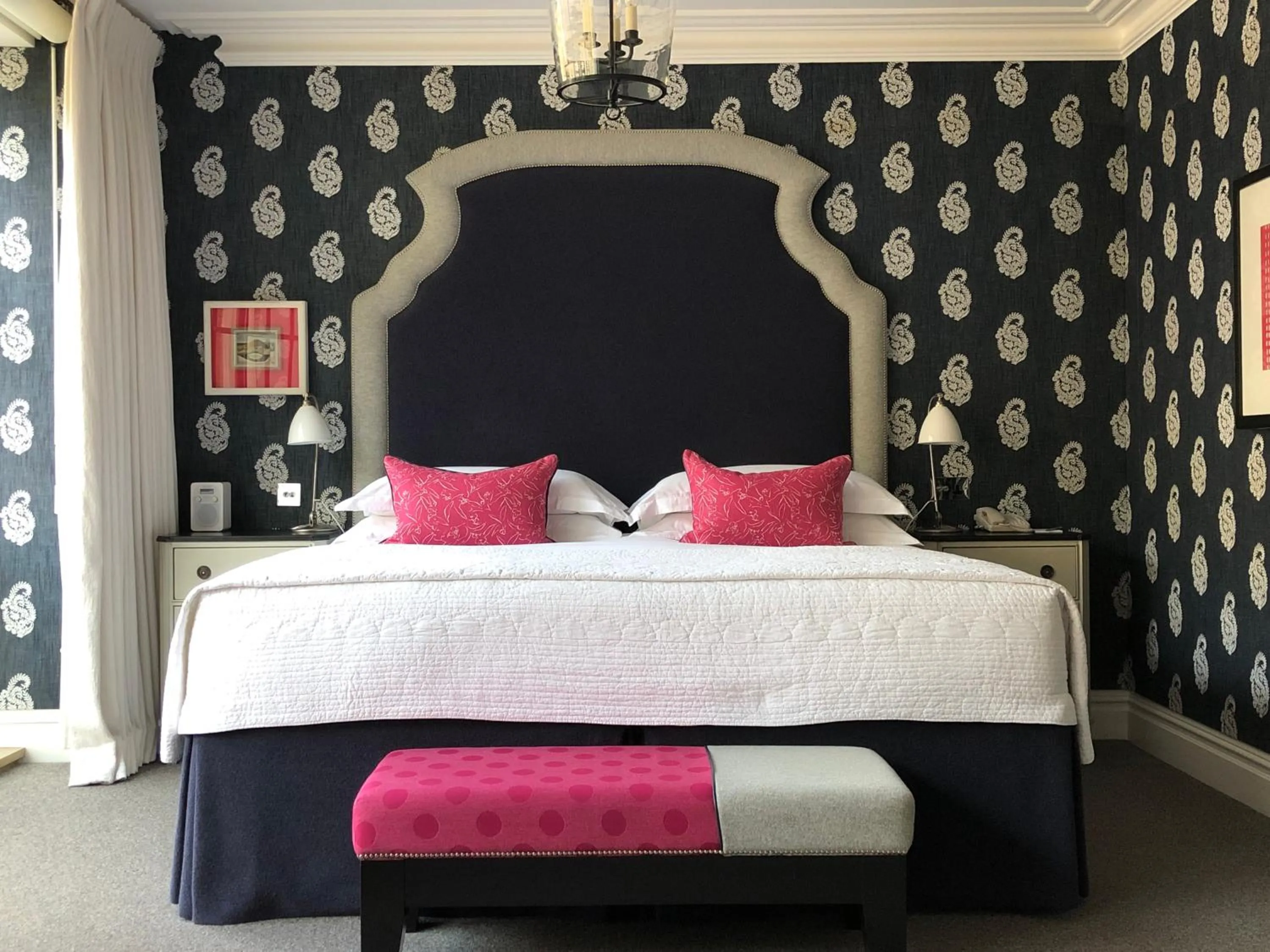 Bed in Ham Yard Hotel, Firmdale Hotels
