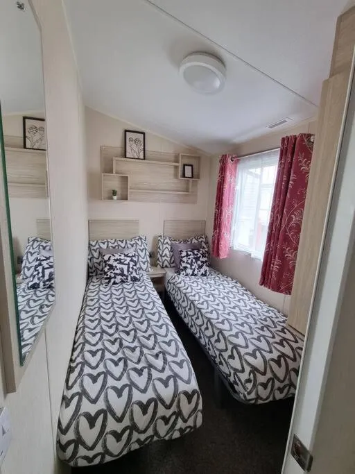 Bedroom, Bed in Holiday home in Dymchurch - New Beach Holiday Park