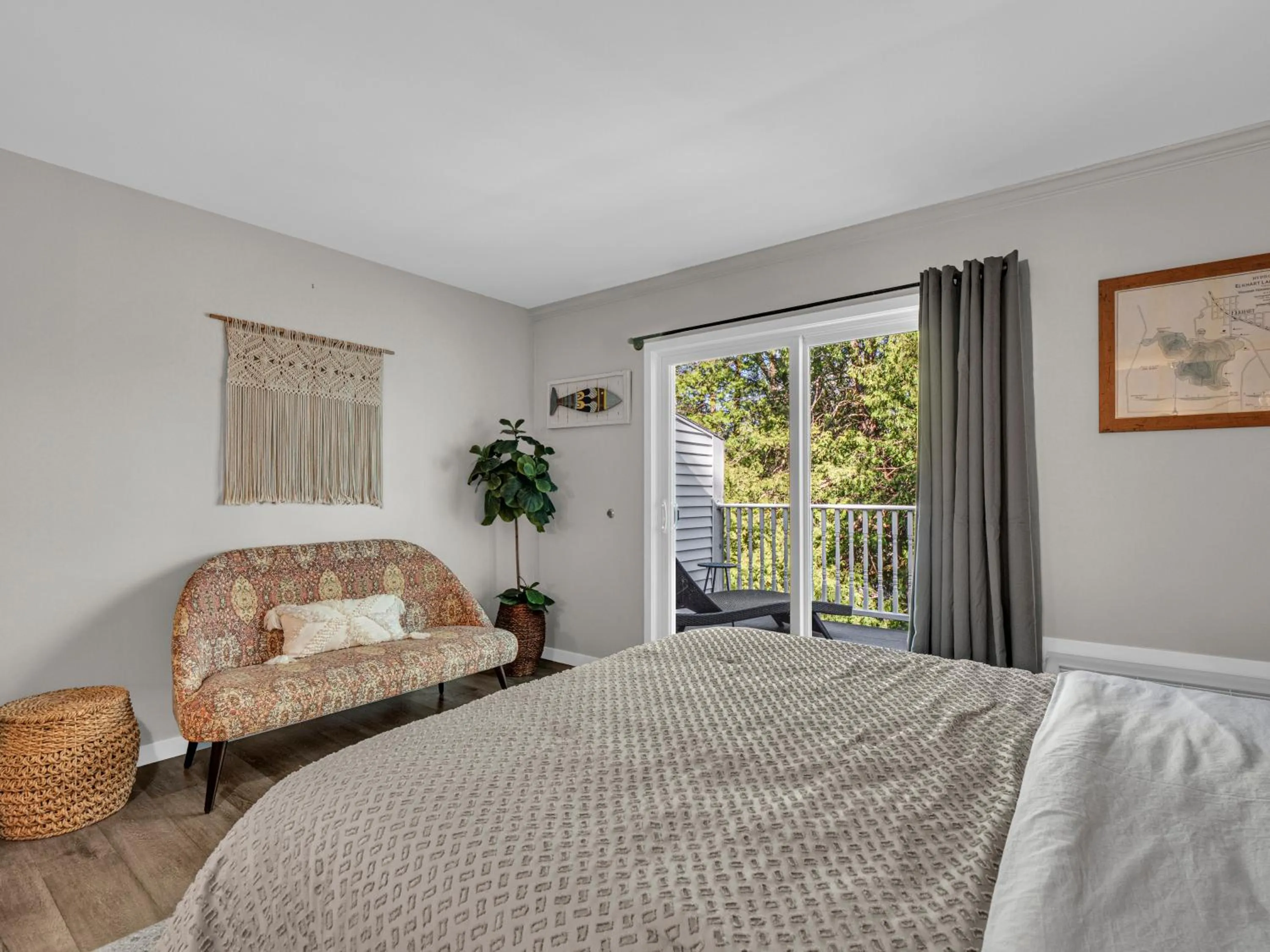 Bed in Victorian Inn Elkhart Lake