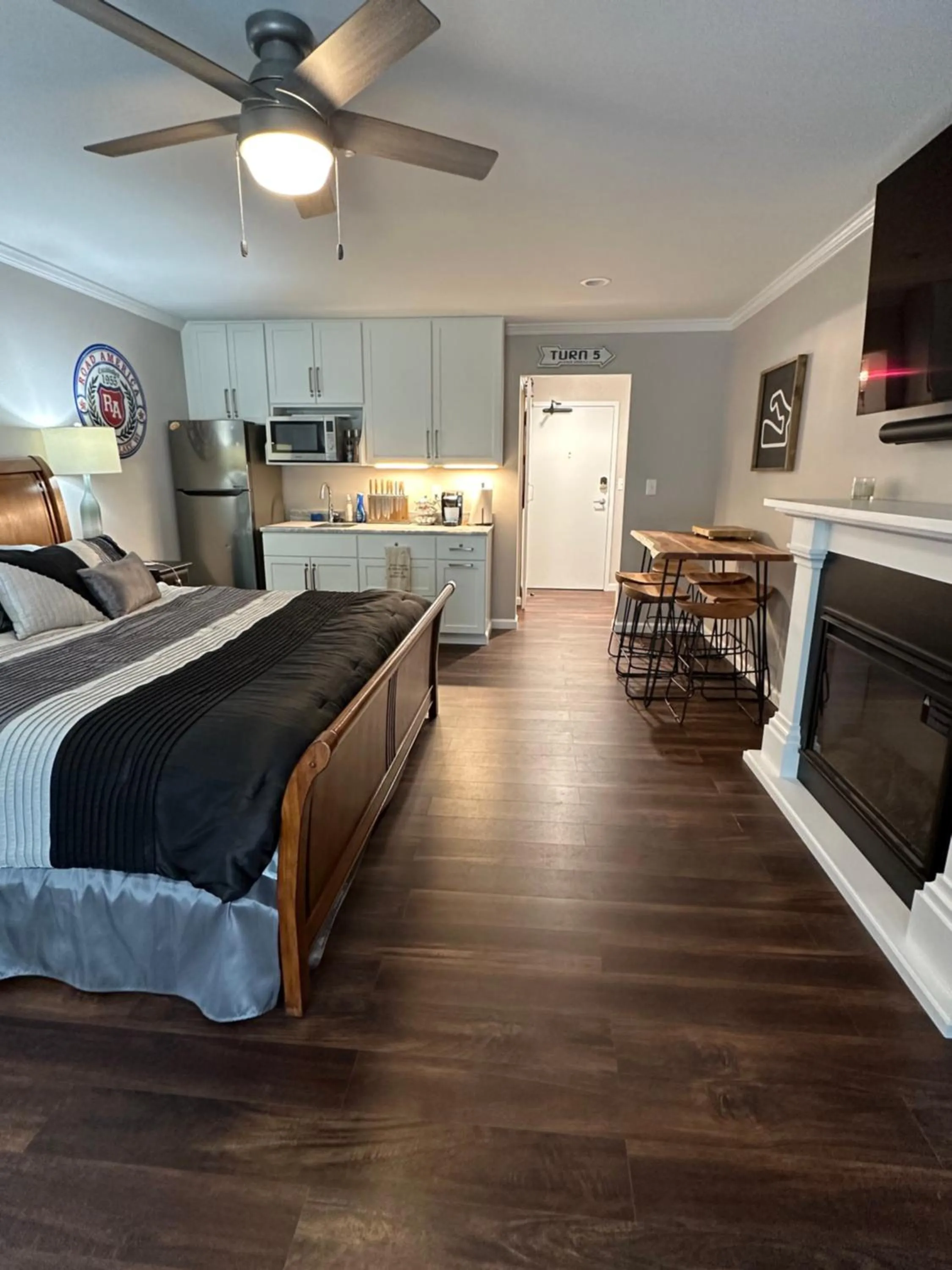 Bed in Victorian Inn Elkhart Lake