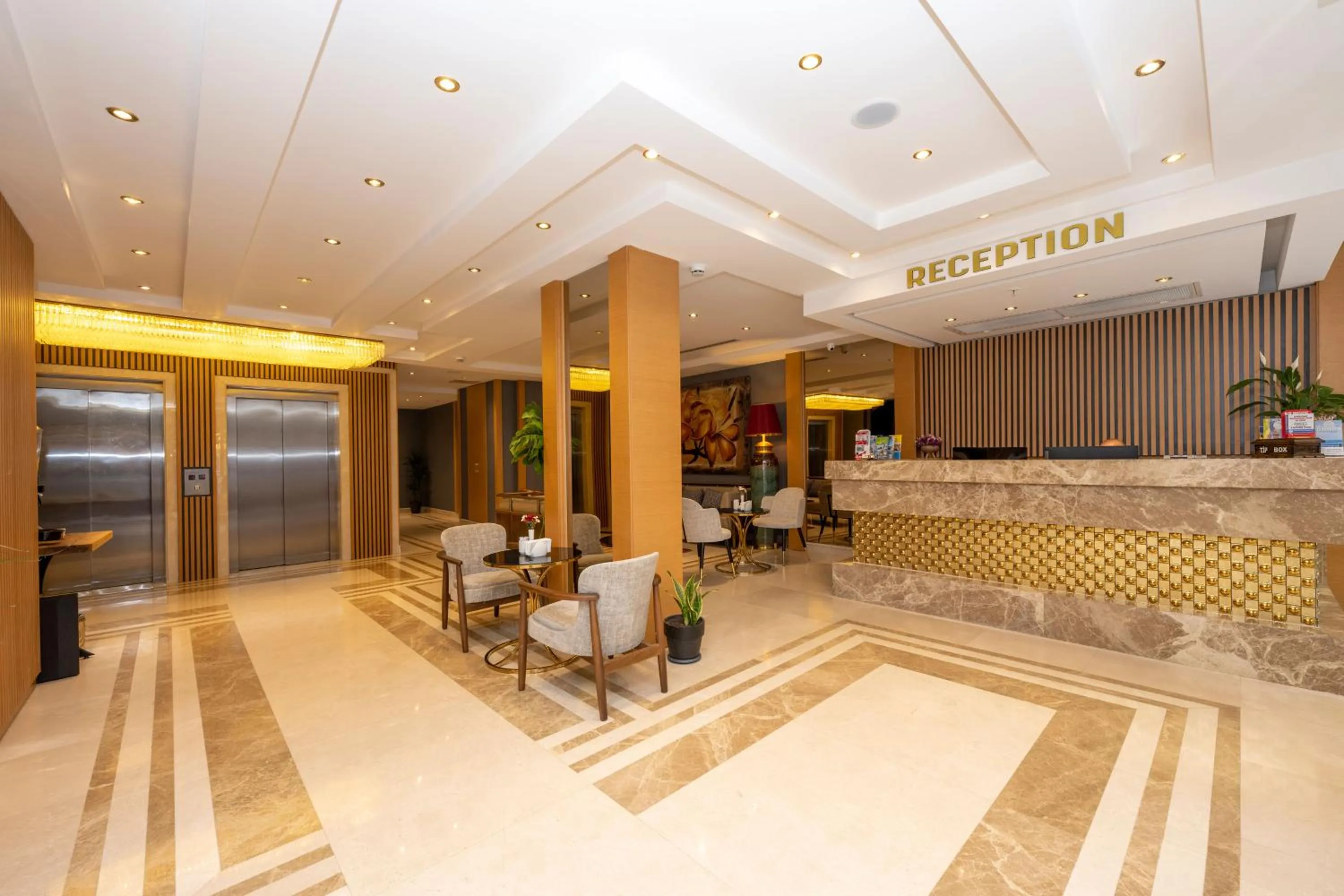 Lobby or reception in Freya Hotel