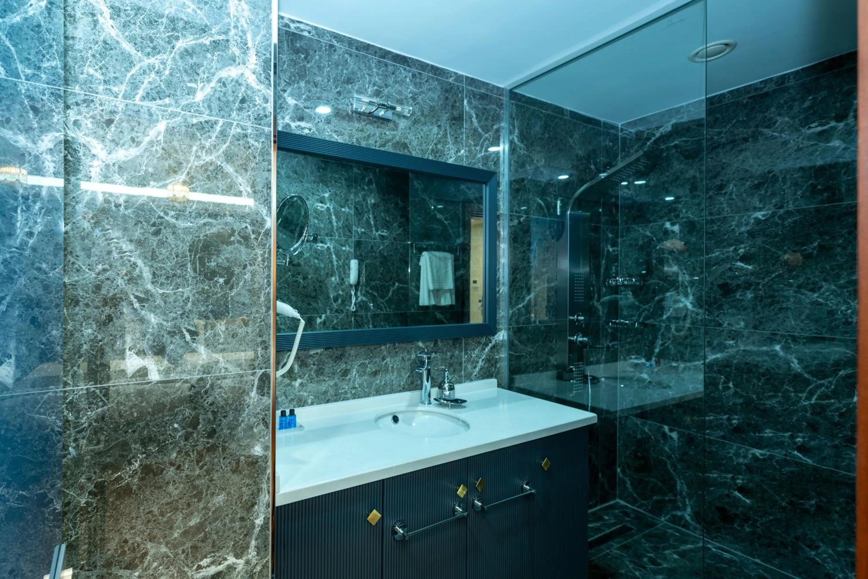 Shower in Freya Hotel