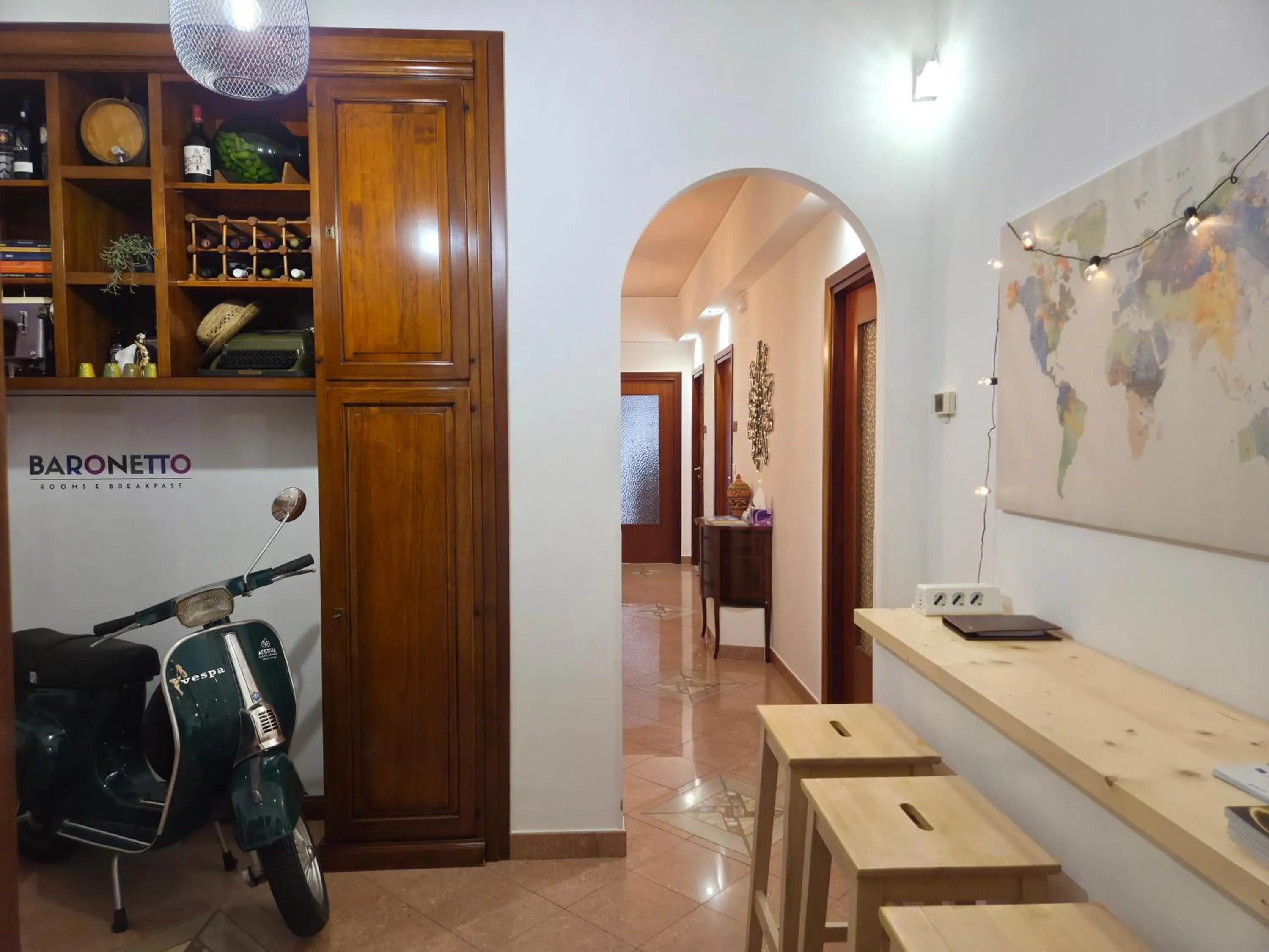 Living room in Baronetto B&B