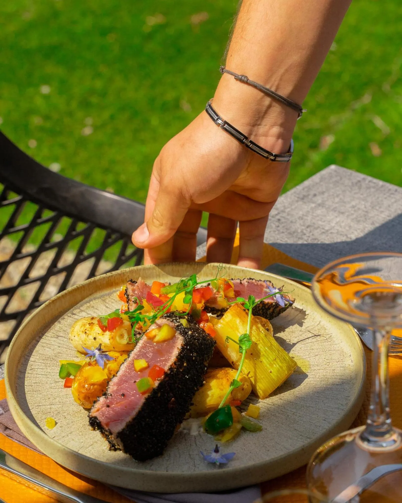 Restaurant/places to eat in Logis Hotel-Restaurant Saint Romain