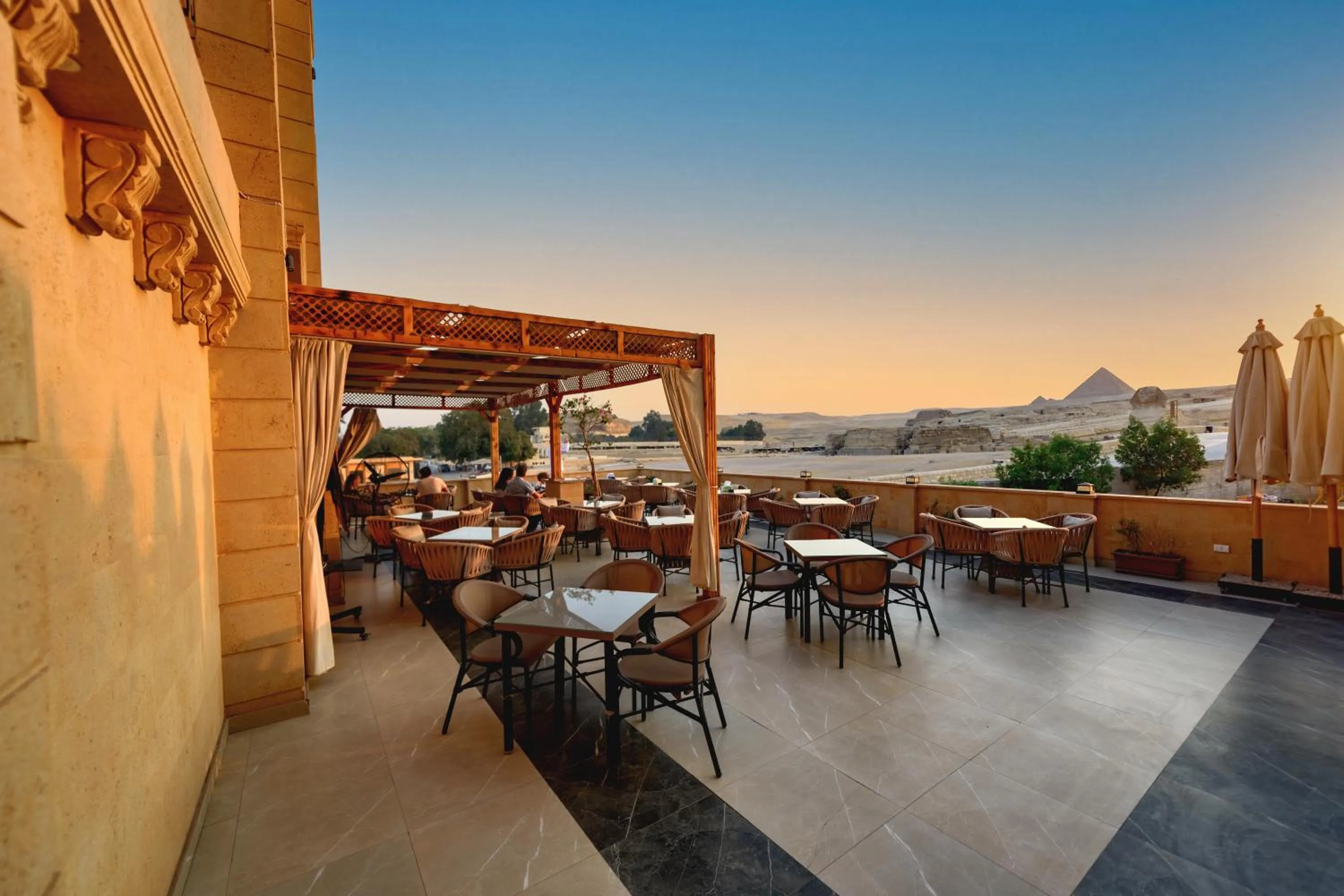 Nearby landmark in The Gate Hotel Front Pyramids & Sphinx View