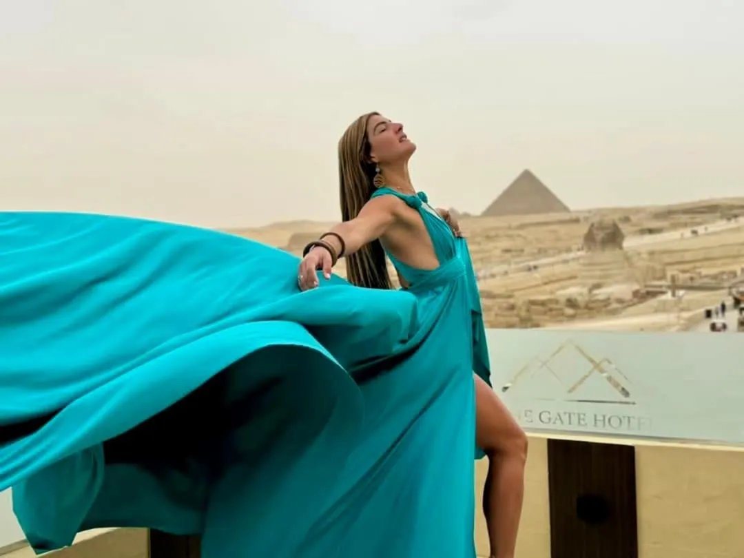 Natural landscape in The Gate Hotel Front Pyramids & Sphinx View