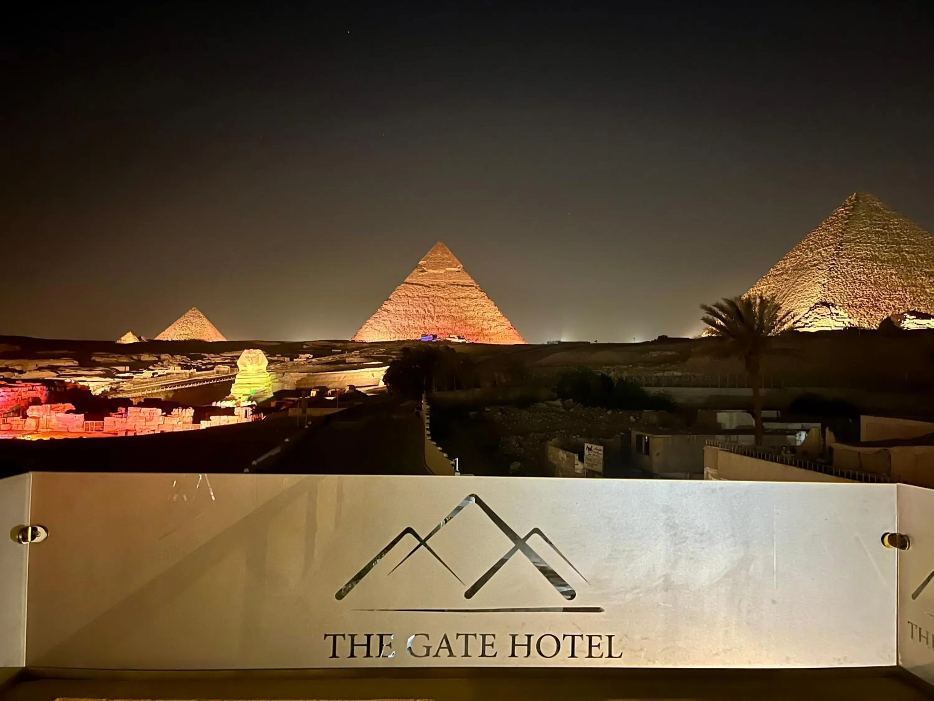 Nearby landmark in The Gate Hotel Front Pyramids & Sphinx View