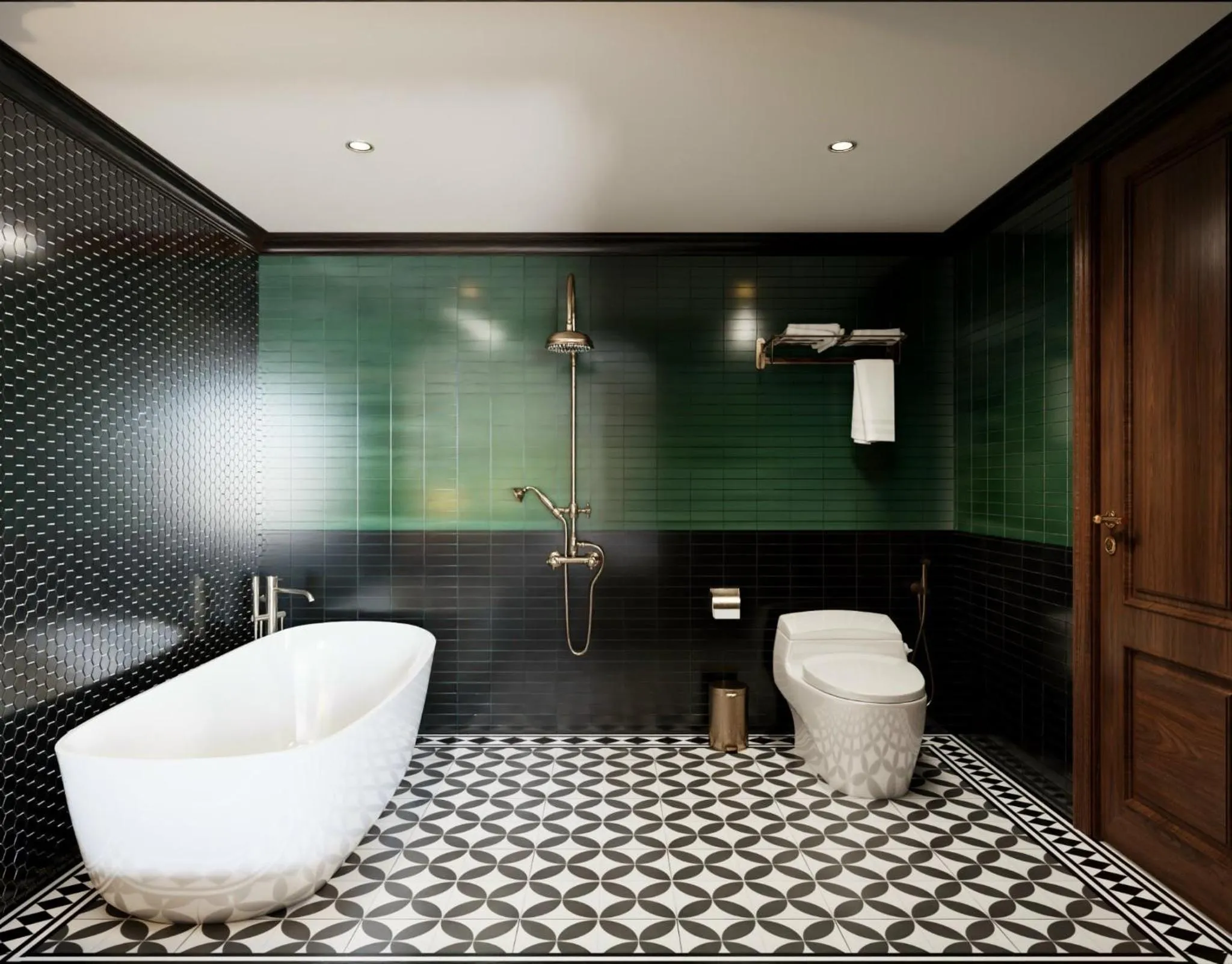 Shower in Mercy Emerald Hotel