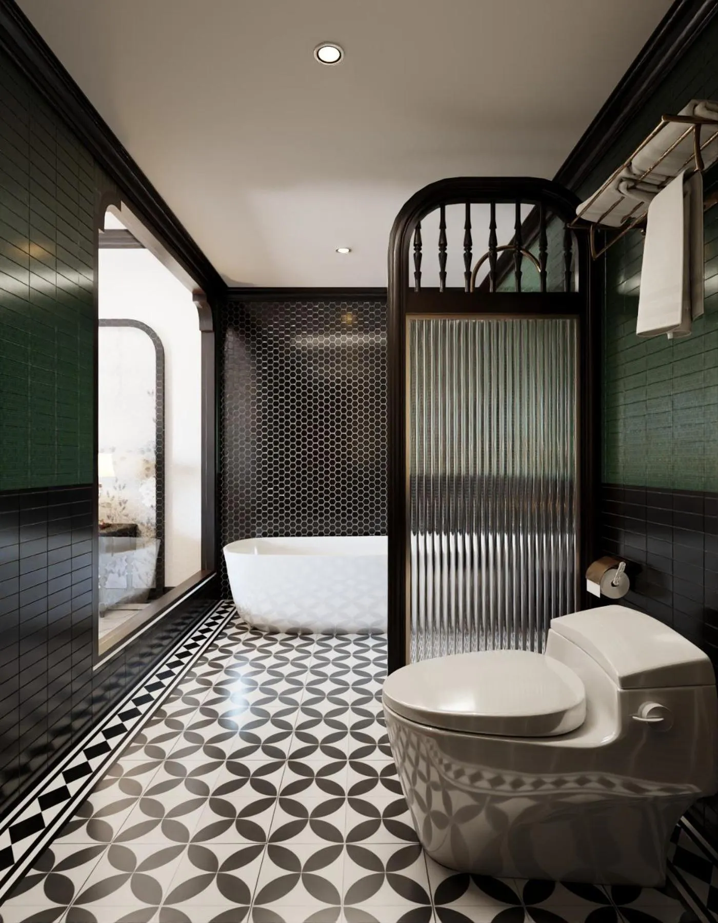 Bathroom in Mercy Emerald Hotel