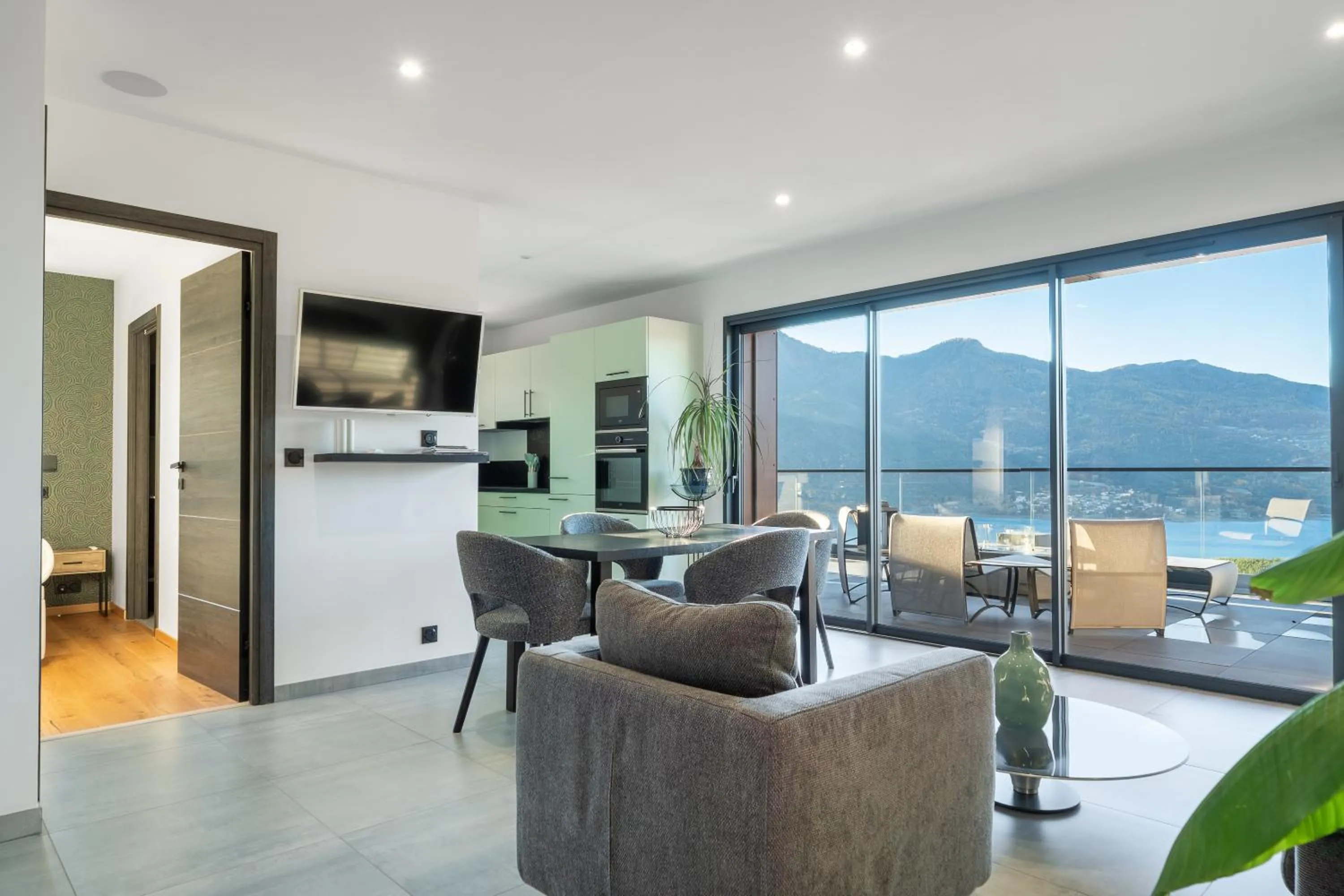 Living room in Les Restanques du lac