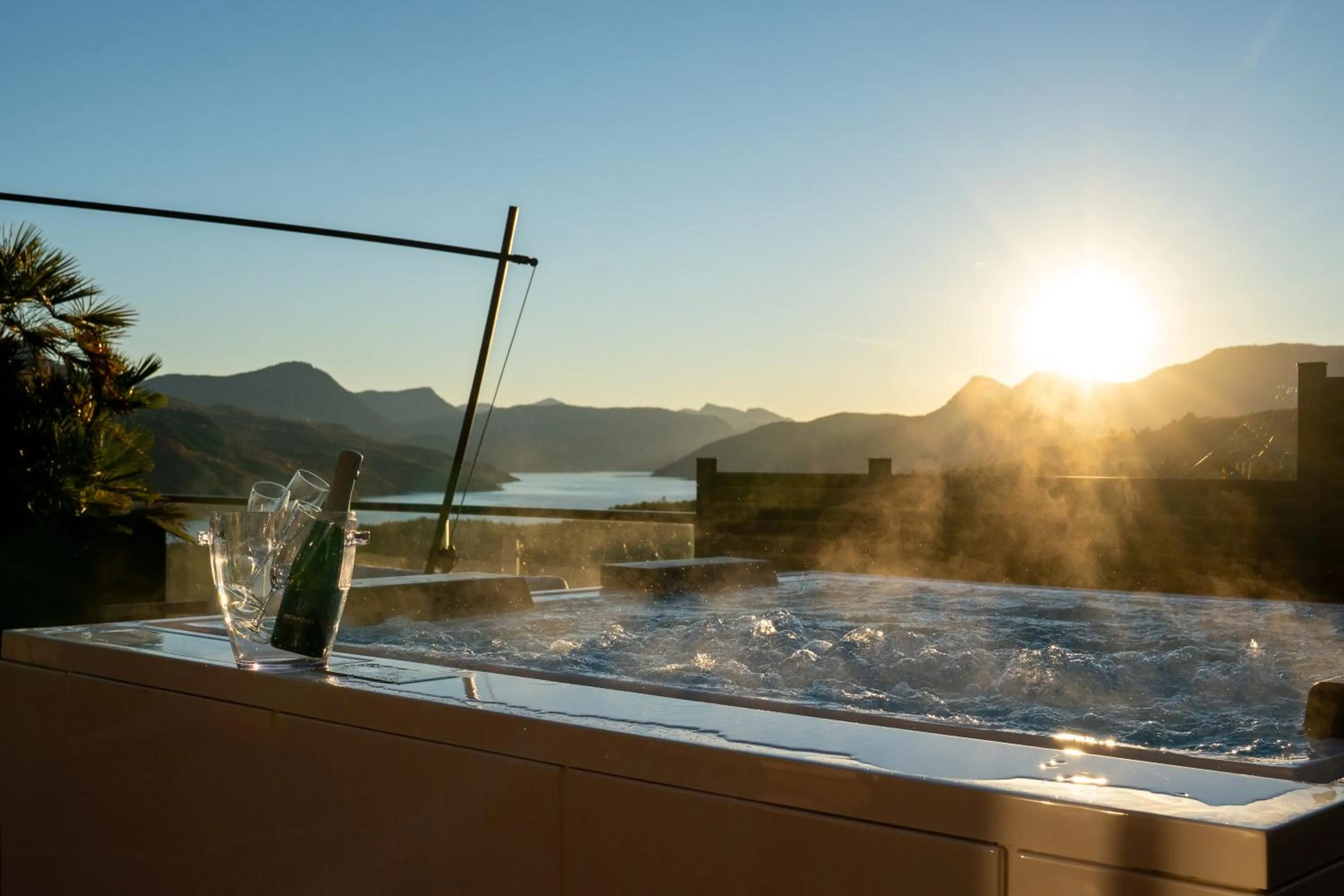 Hot Tub in Les Restanques du lac