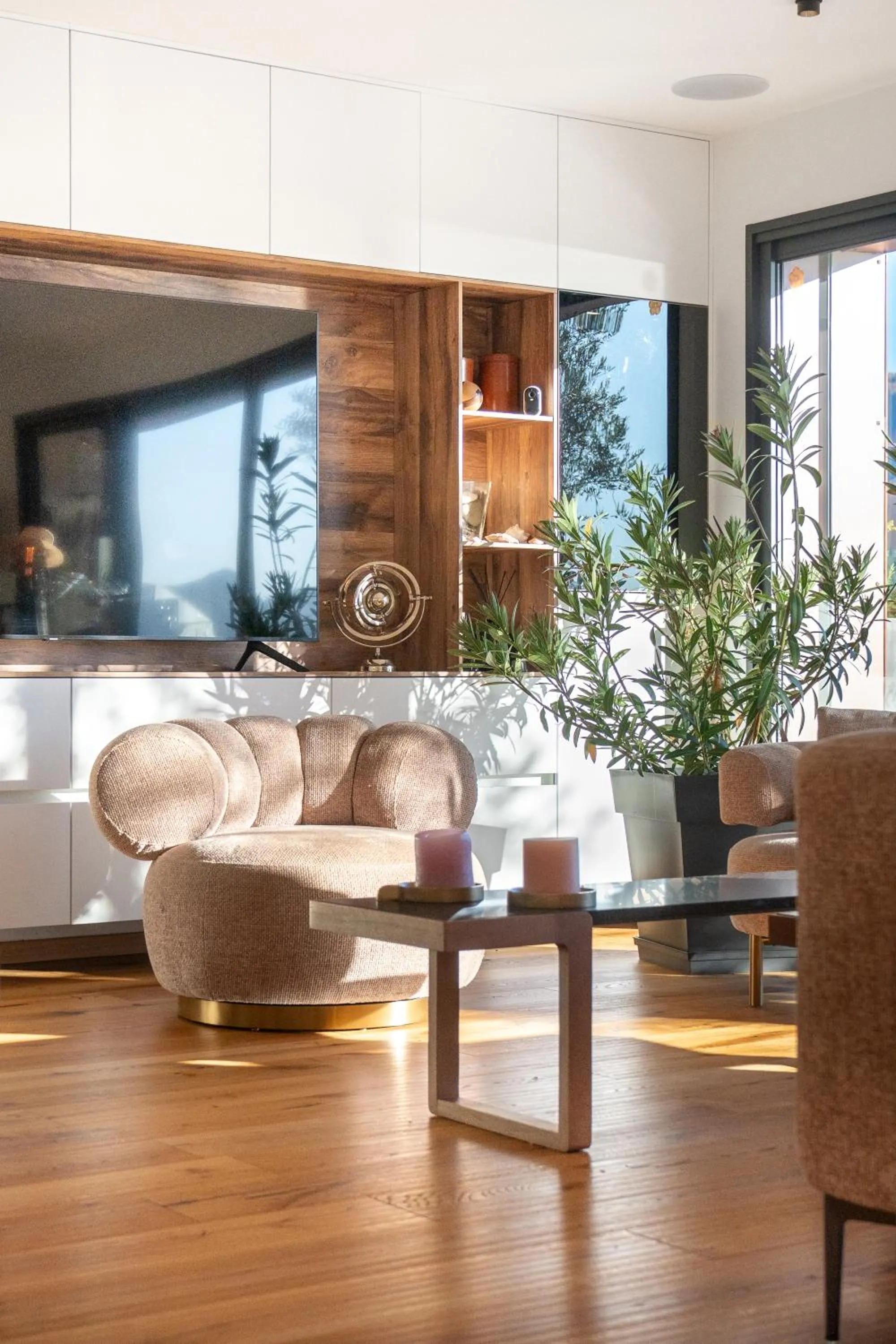 Living room in Les Restanques du lac