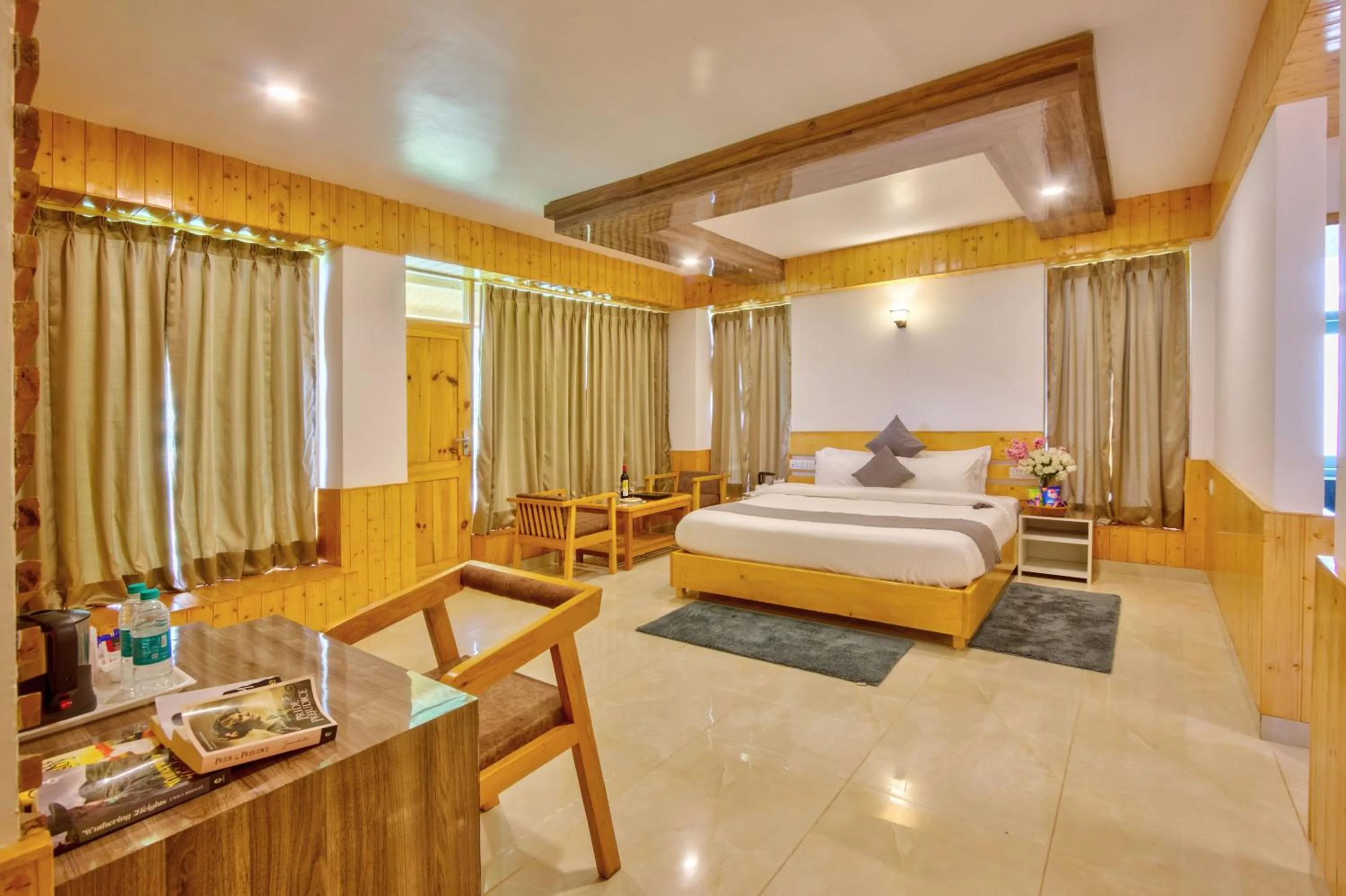 Bed in La Aero Resort Home in Snow Mountains