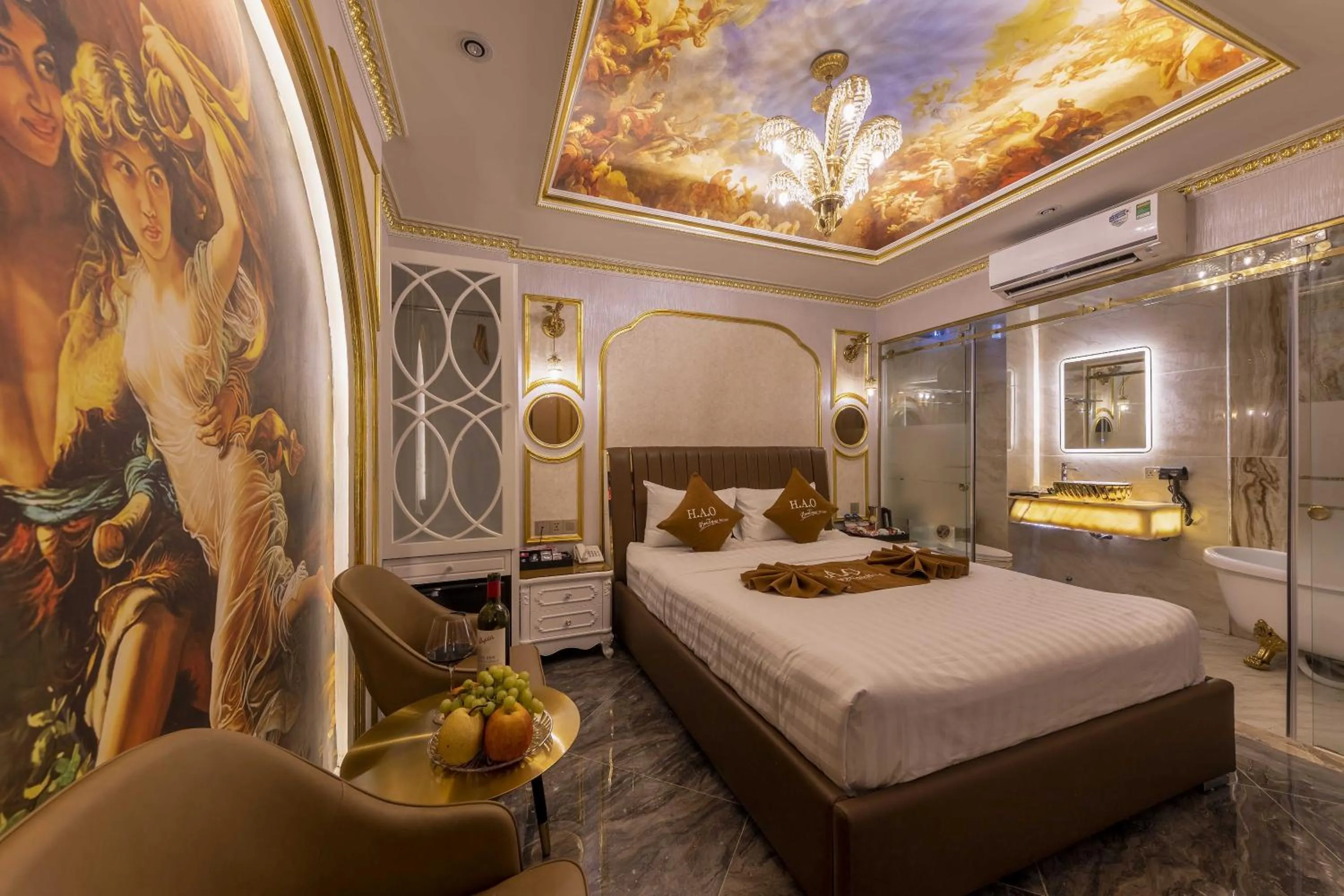 Bed in H A O Boutique Hotel