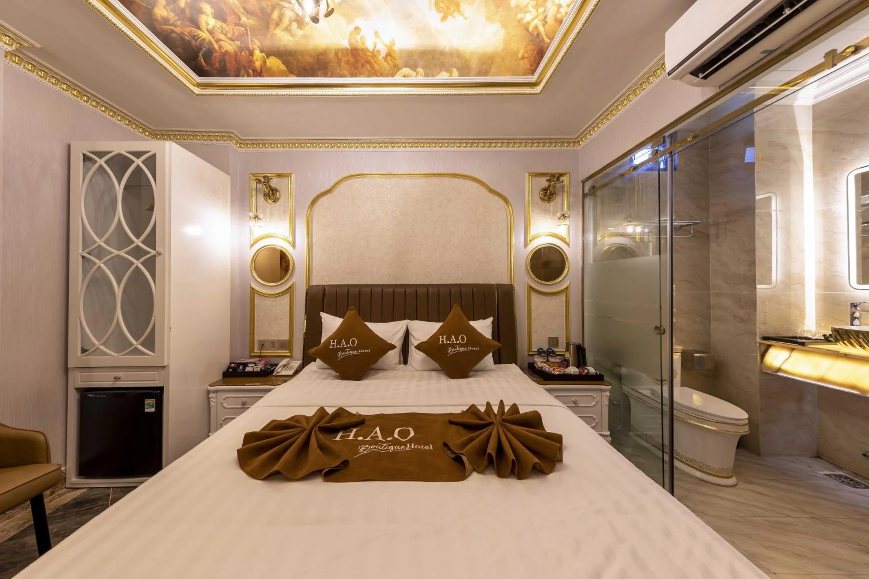 Bed in H A O Boutique Hotel