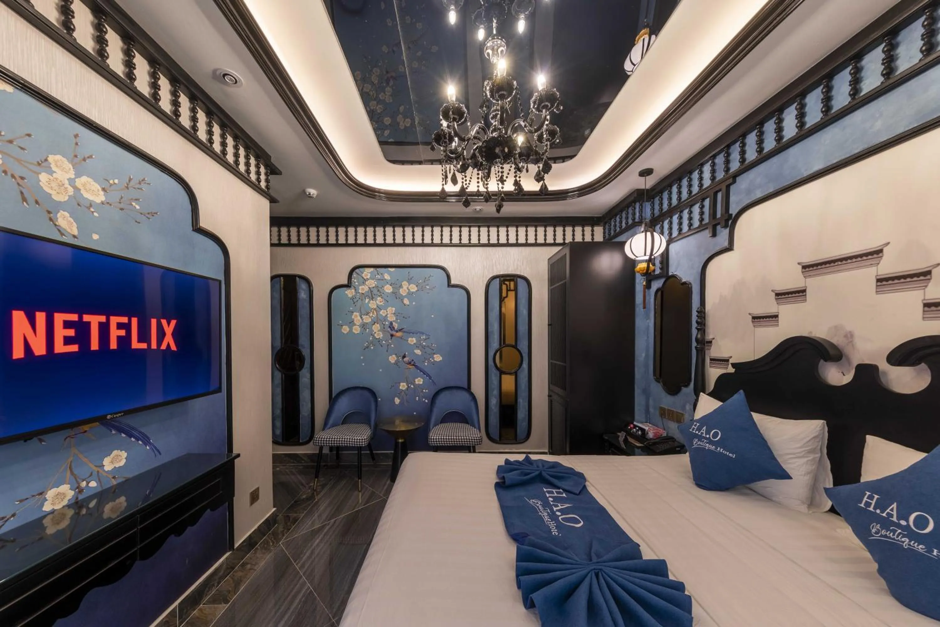 Bed in H A O Boutique Hotel