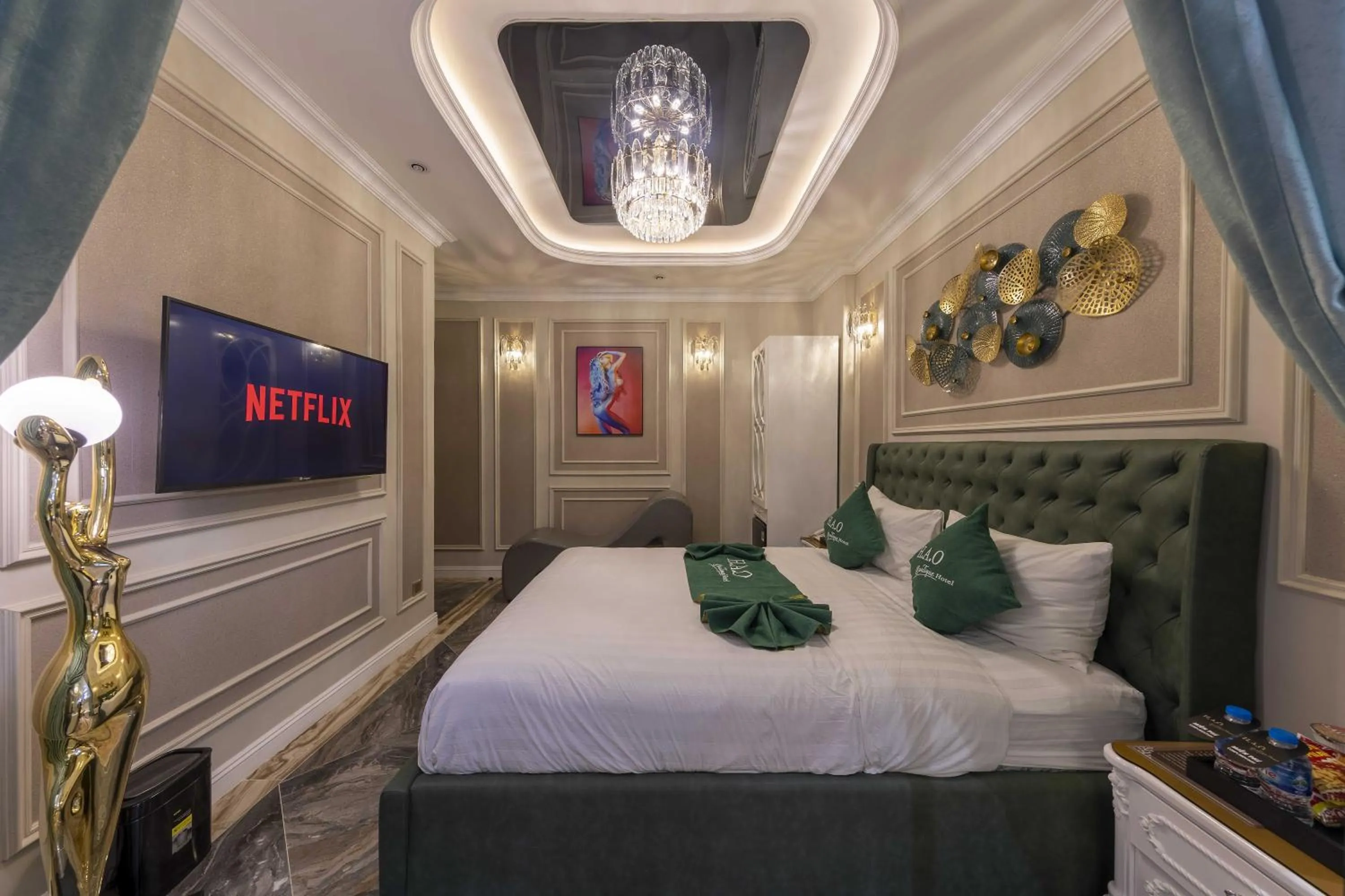 Bed in H A O Boutique Hotel