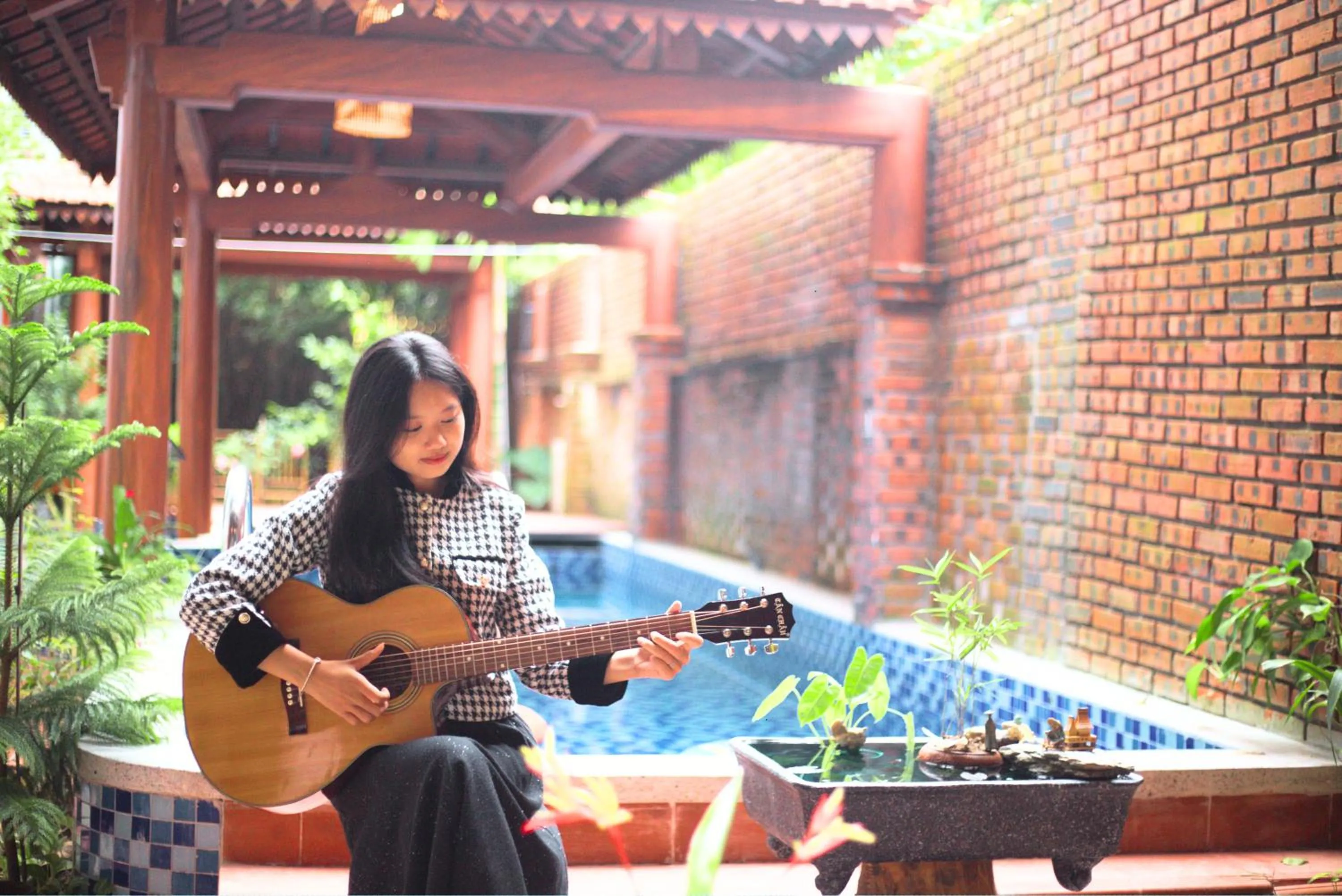 Pool view in Tâm Family Homestay-Huế