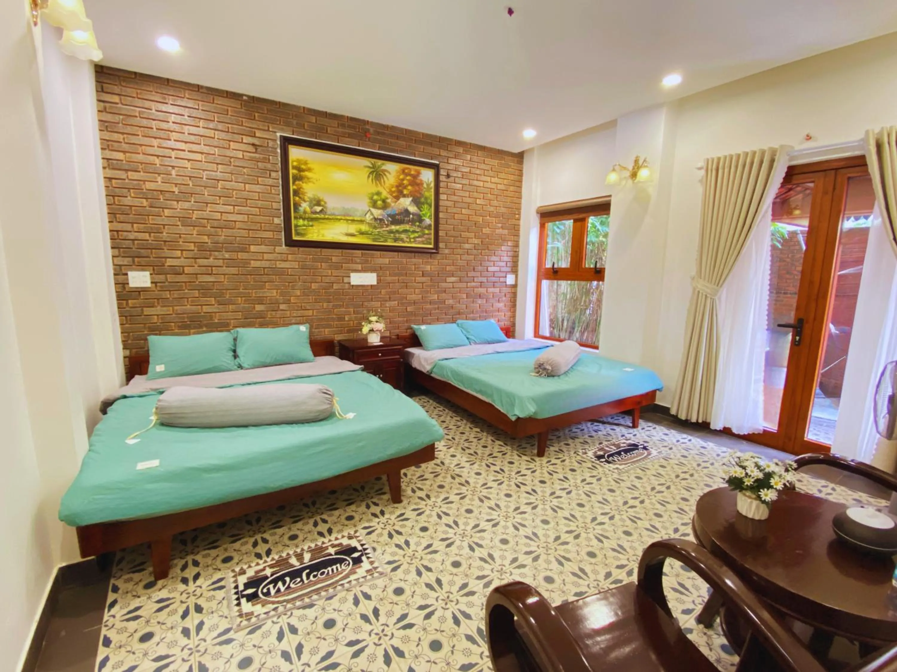 Photo of the whole room, Bed in Tâm Family Homestay-Huế