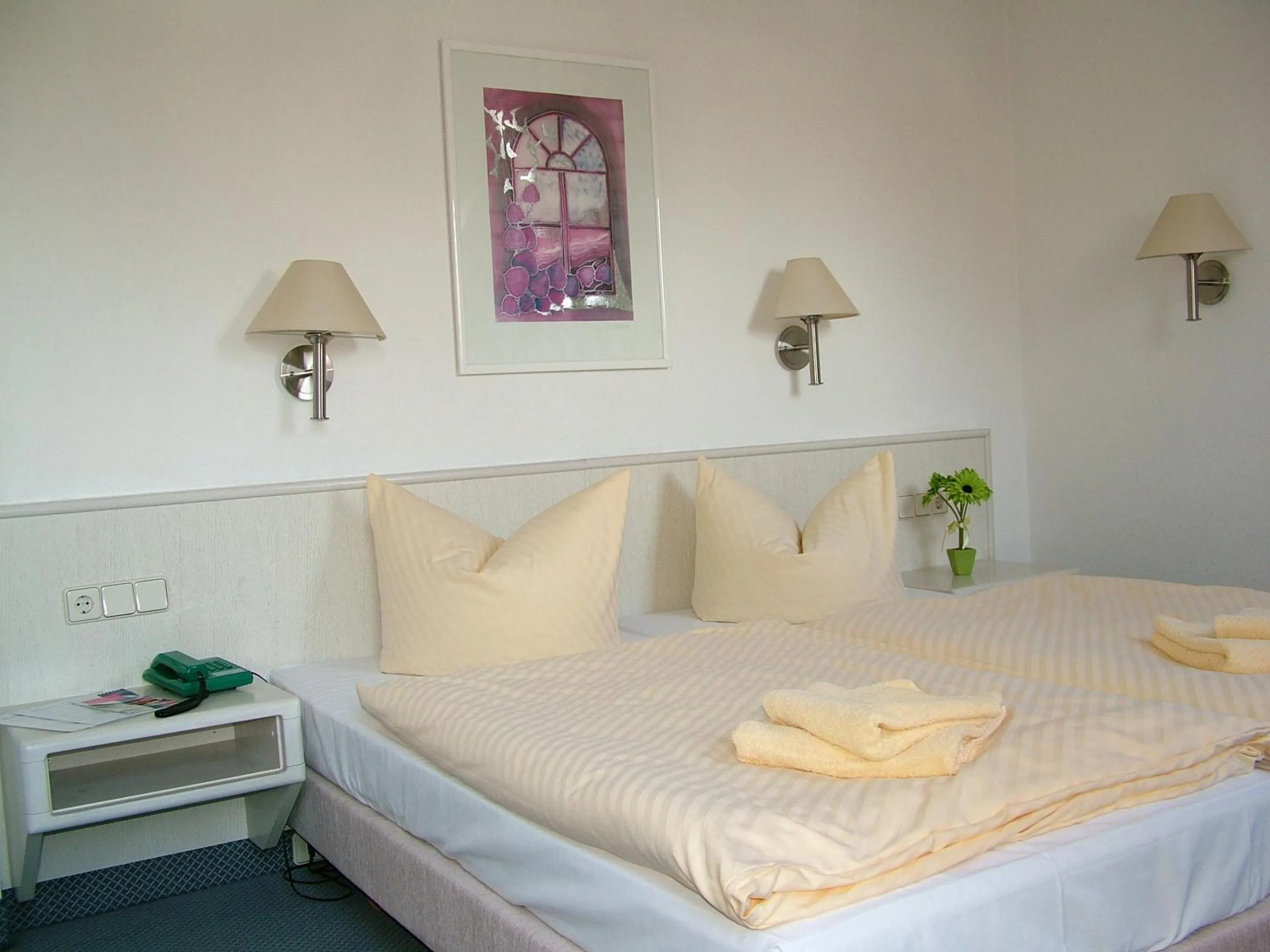 Bed in Hotel Fabrice