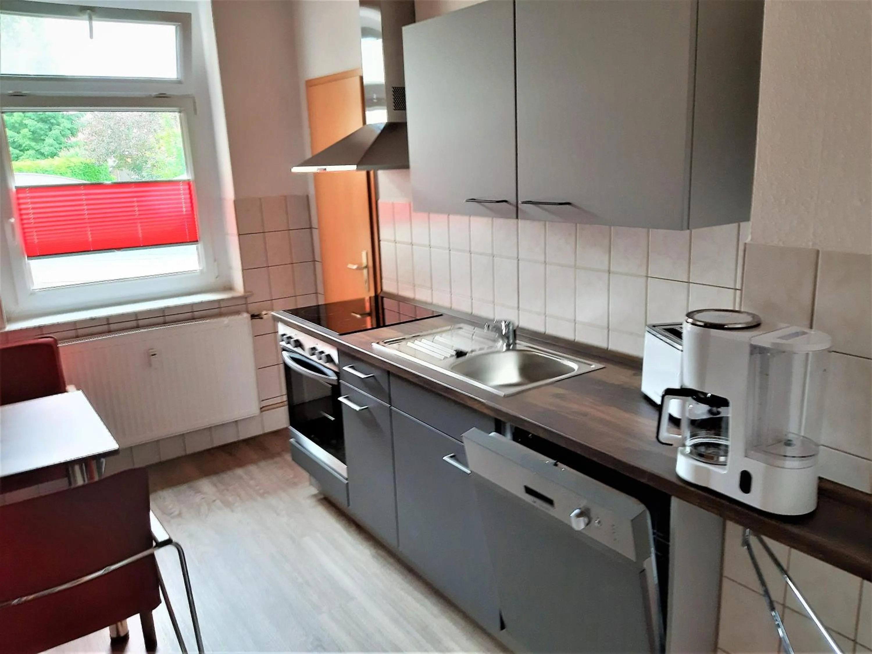 Kitchen or kitchenette in Hotel Fabrice