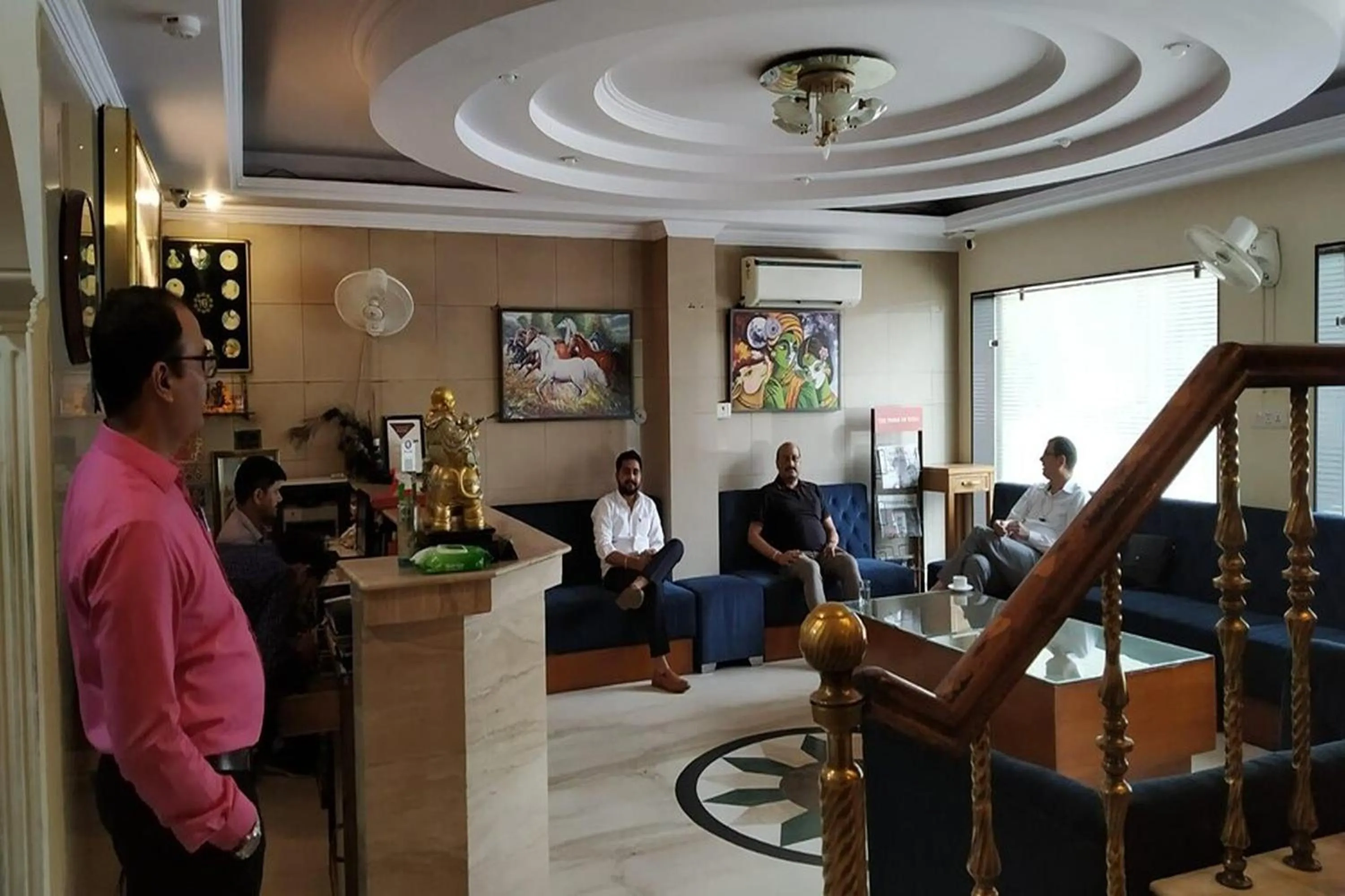 Lobby or reception in HOTEL SINGH CONTINETAL