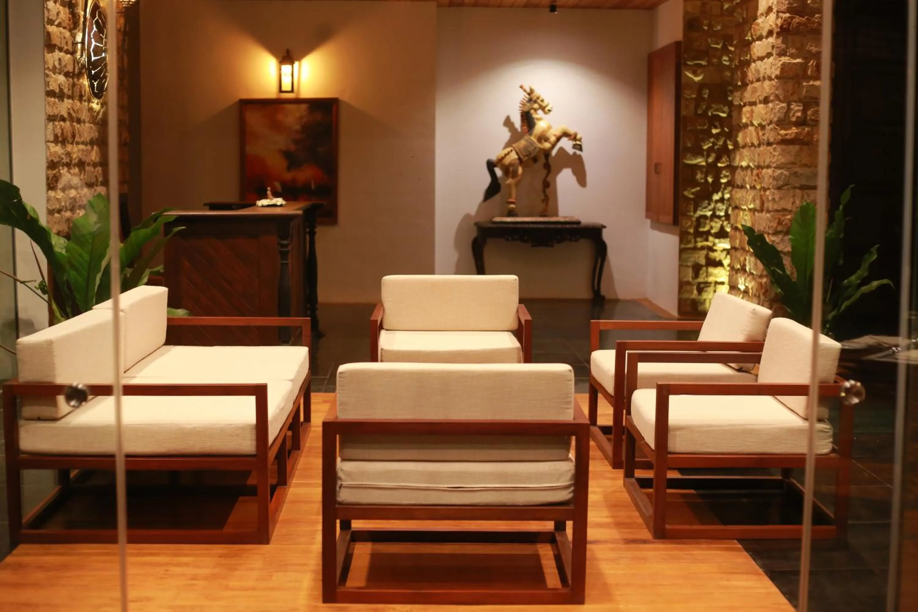 Lobby or reception in The Rockwall Boutique Hotel Bentota