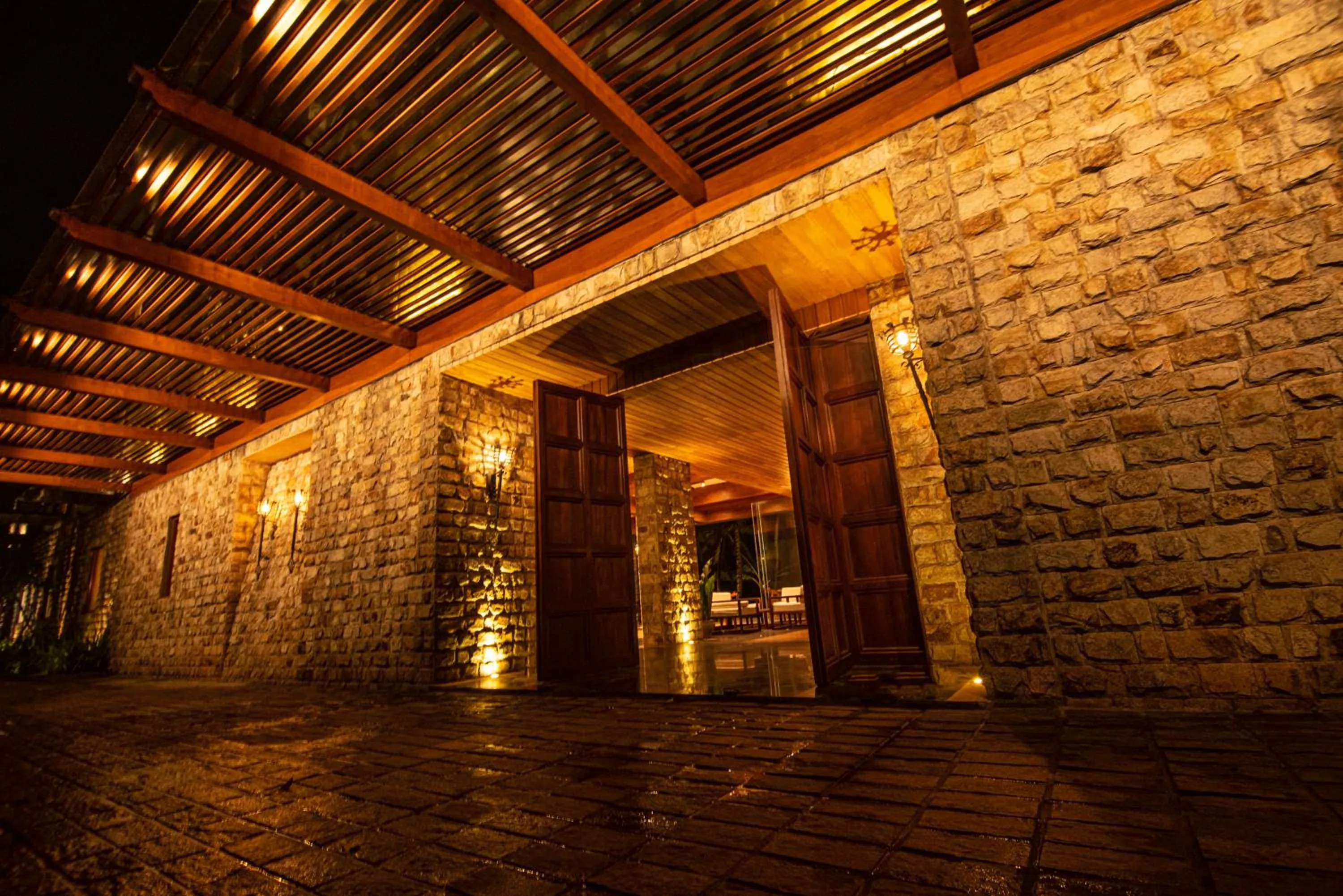 Facade/entrance in The Rockwall Boutique Hotel Bentota