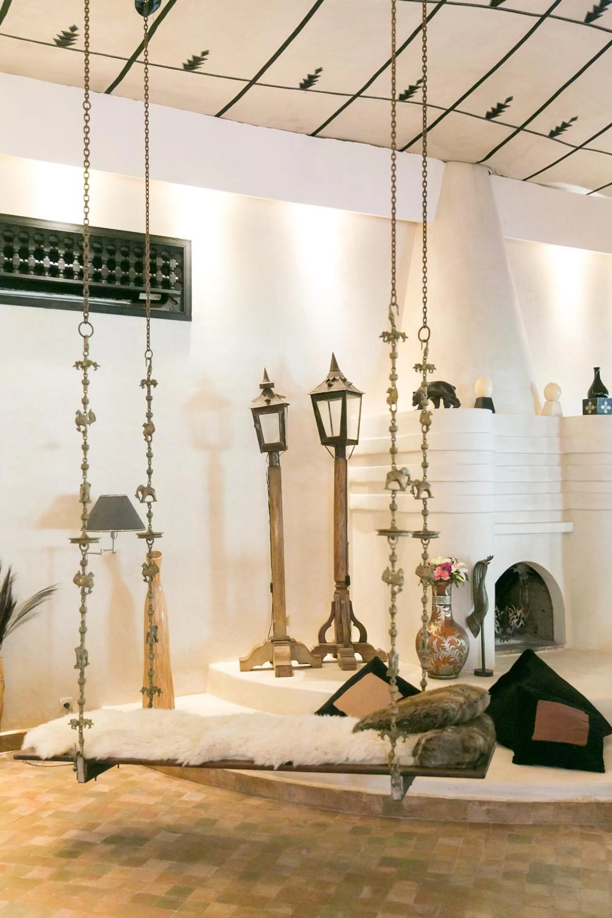 Decorative detail in Lodge K