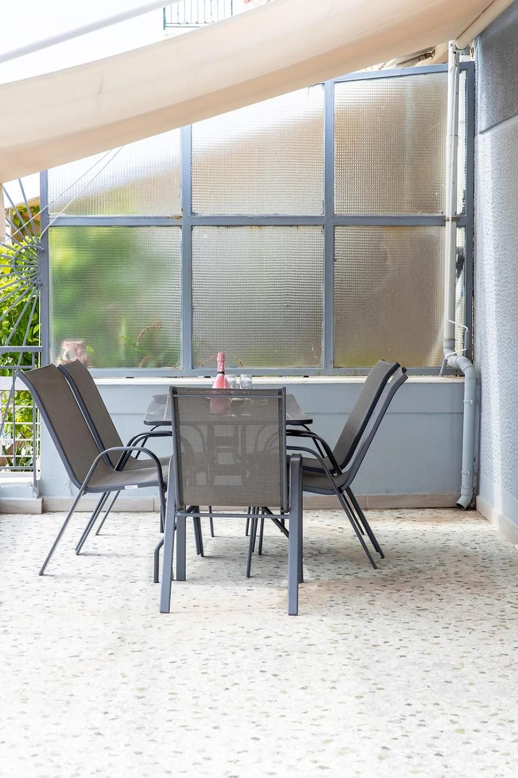 Balcony/Terrace in Aris123 by Smart Cozy Suites - Apartments in the heart of Athens - 5 minutes from metro - Available 24hr