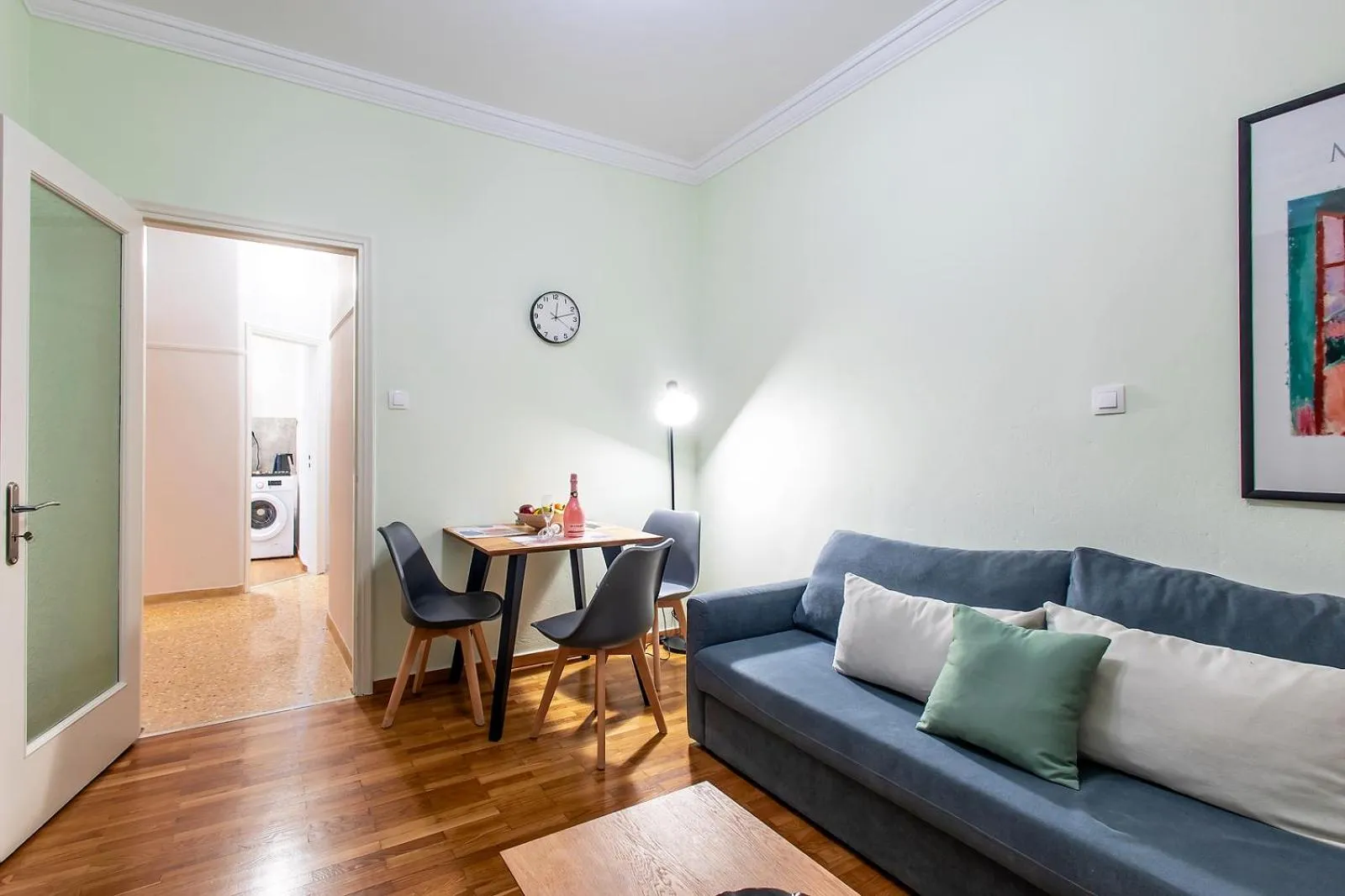 Living room in Aris123 by Smart Cozy Suites - Apartments in the heart of Athens - 5 minutes from metro - Available 24hr