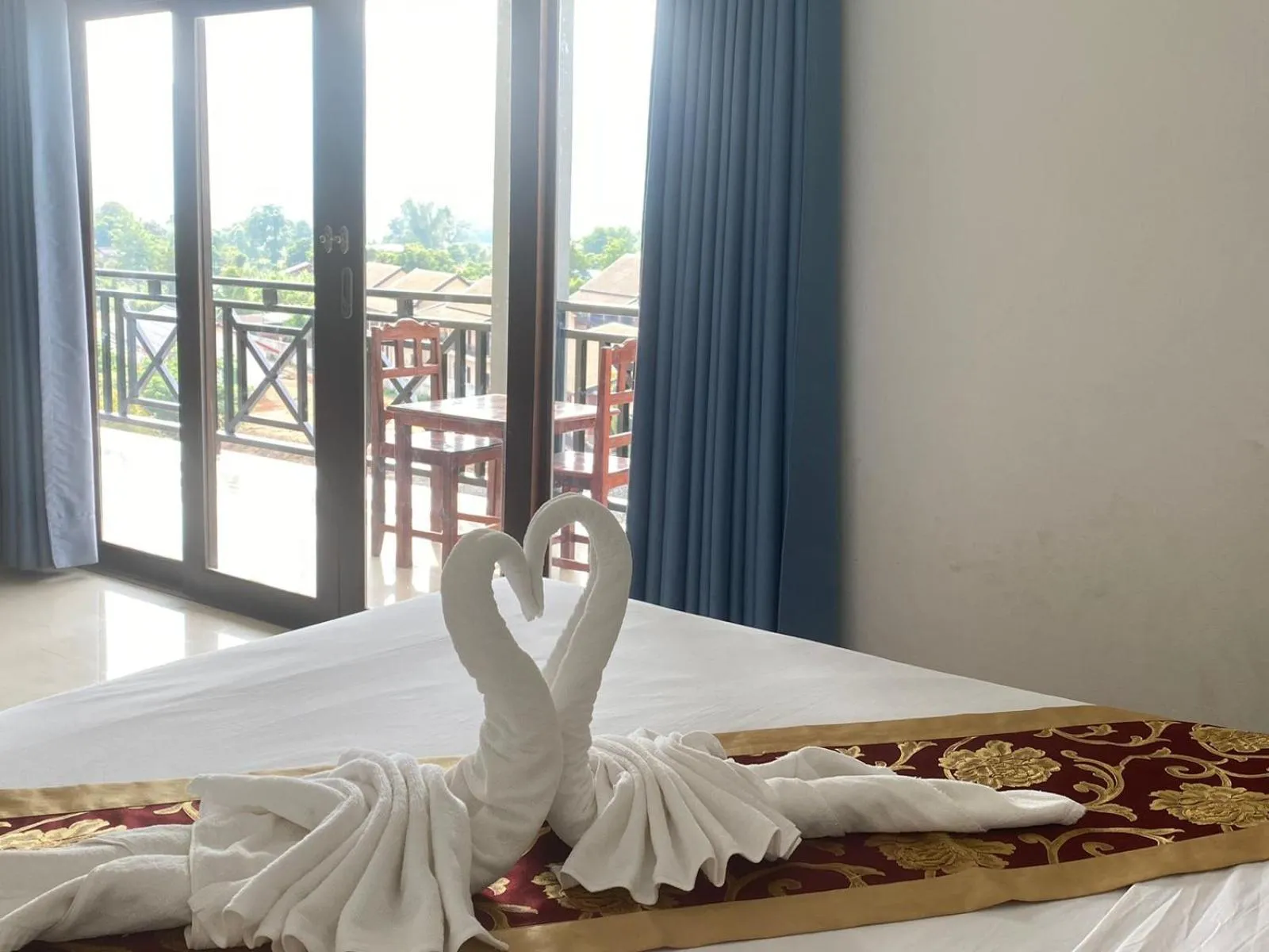 View (from property/room), Bed in Lisha The Grand Riverside Hotel