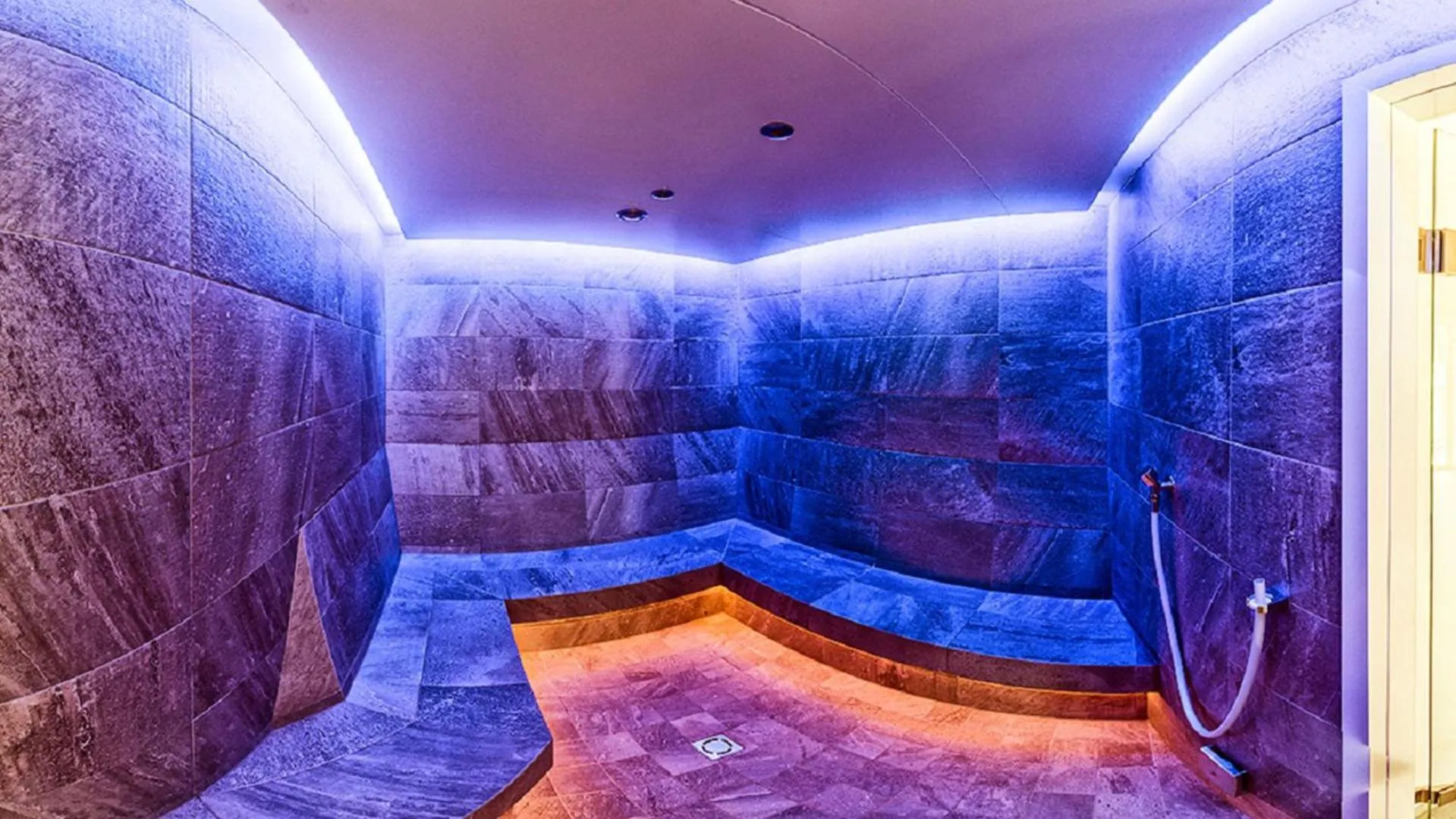 Steam room in Alps Lodge