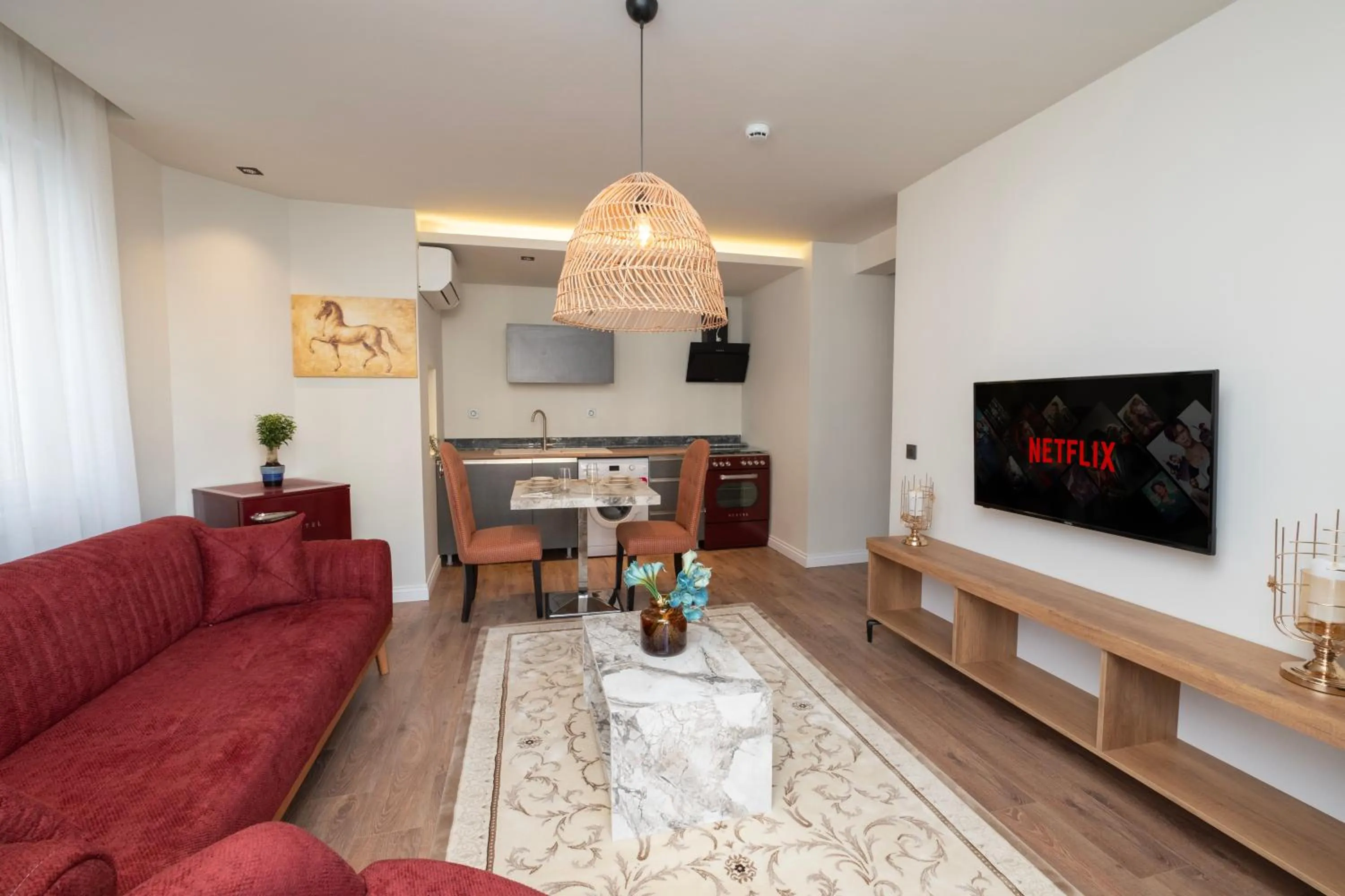 Living room in Wolf Suites