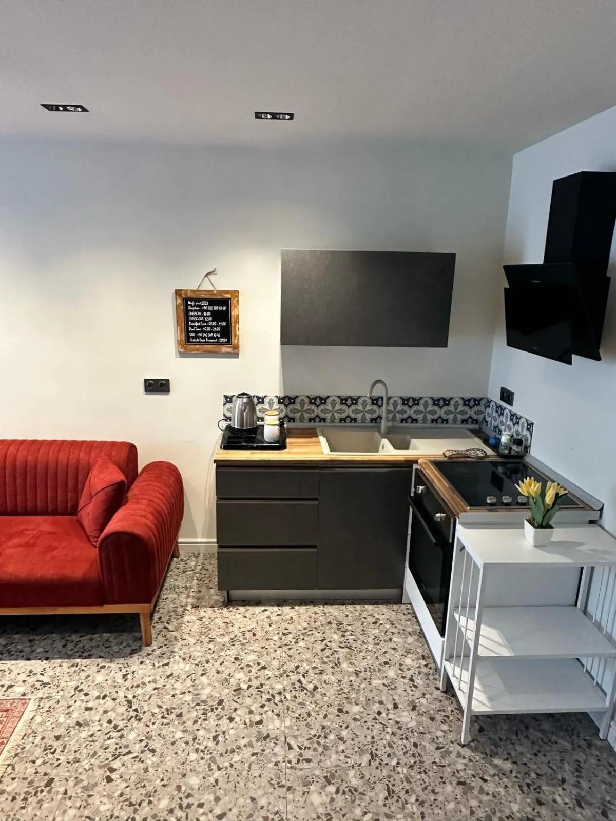 Kitchen or kitchenette in Wolf Suites