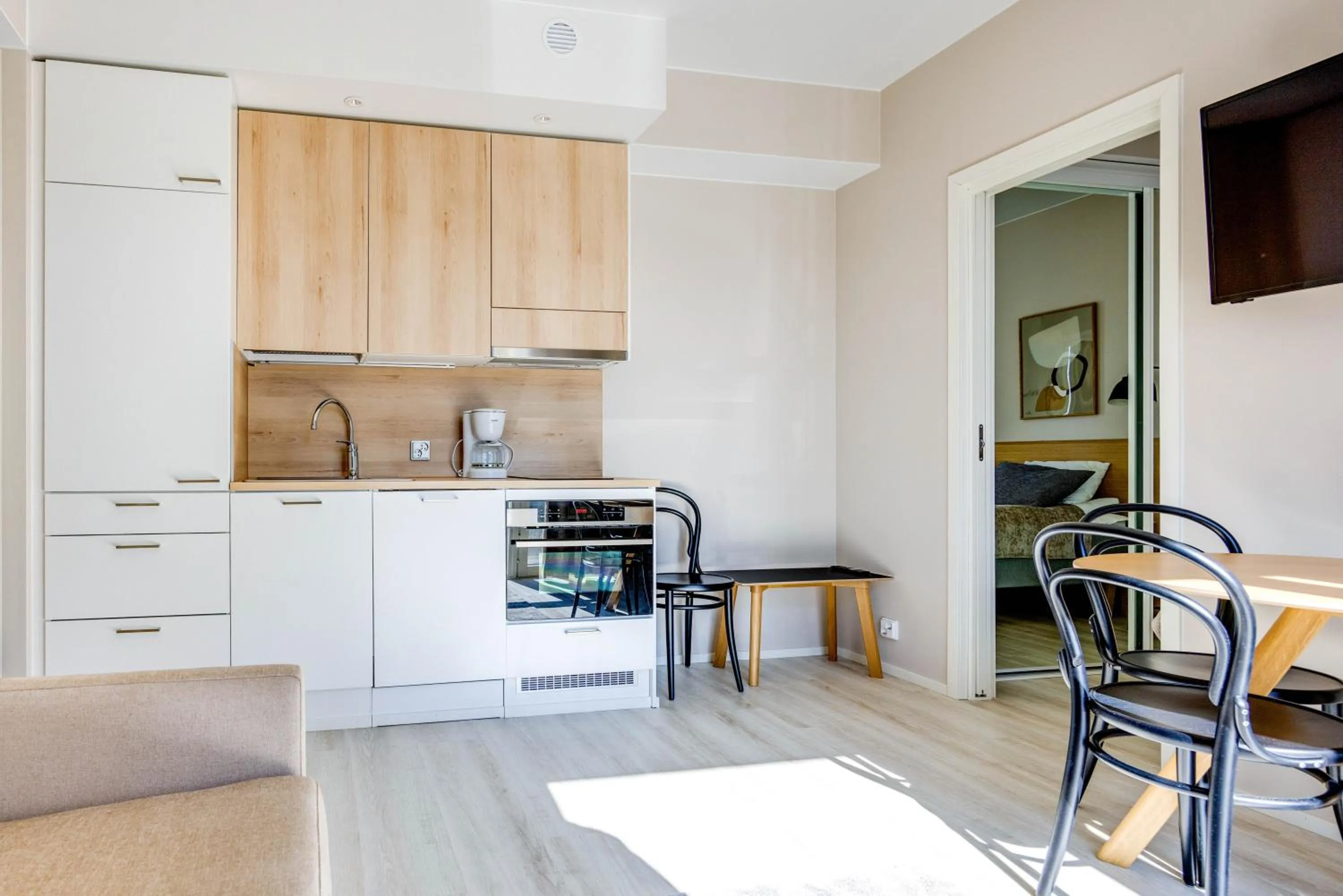 TV and multimedia in Kalajoen Marina Studio huoneisto