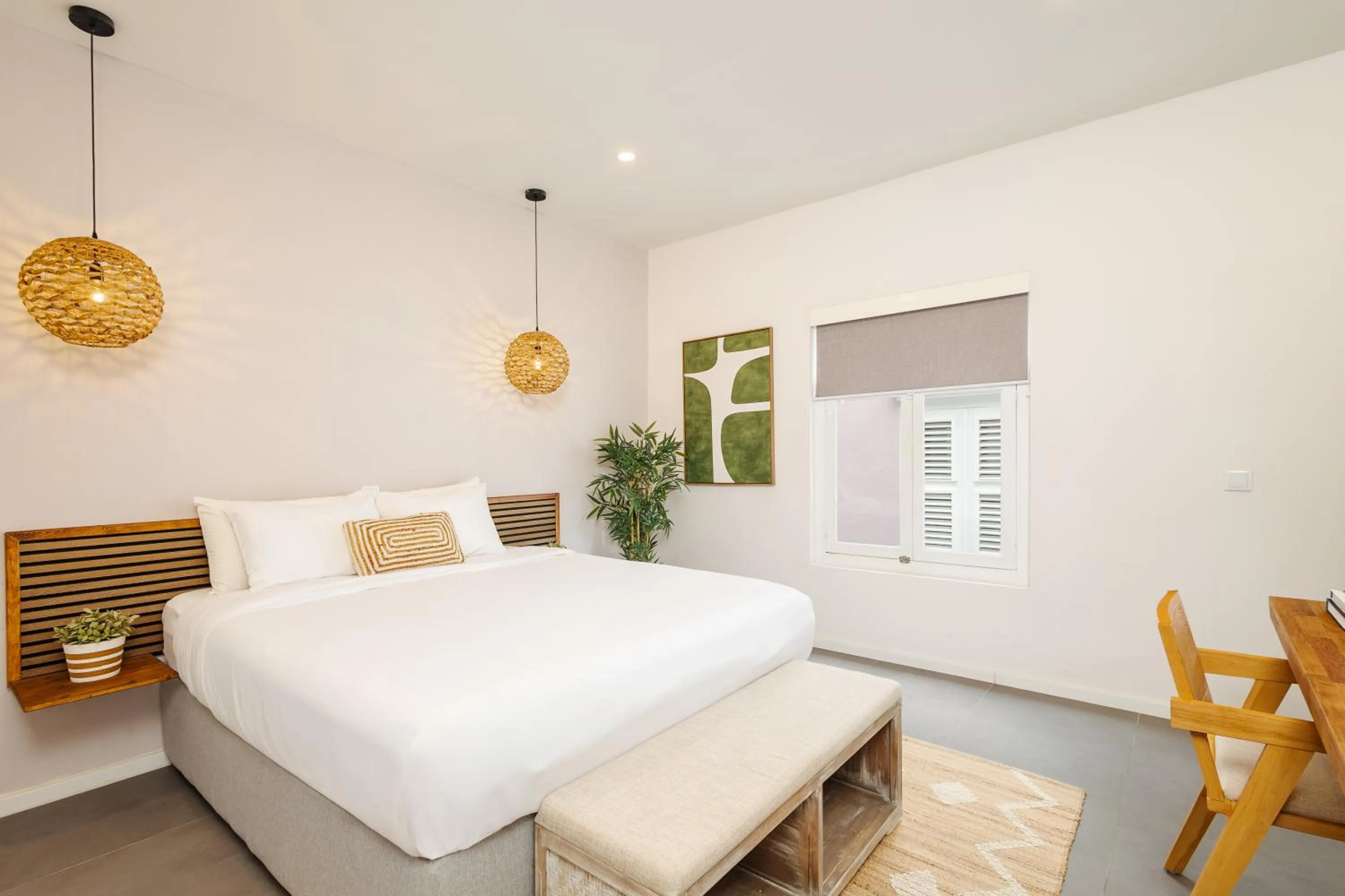 Bed in Pietermaai Oasis