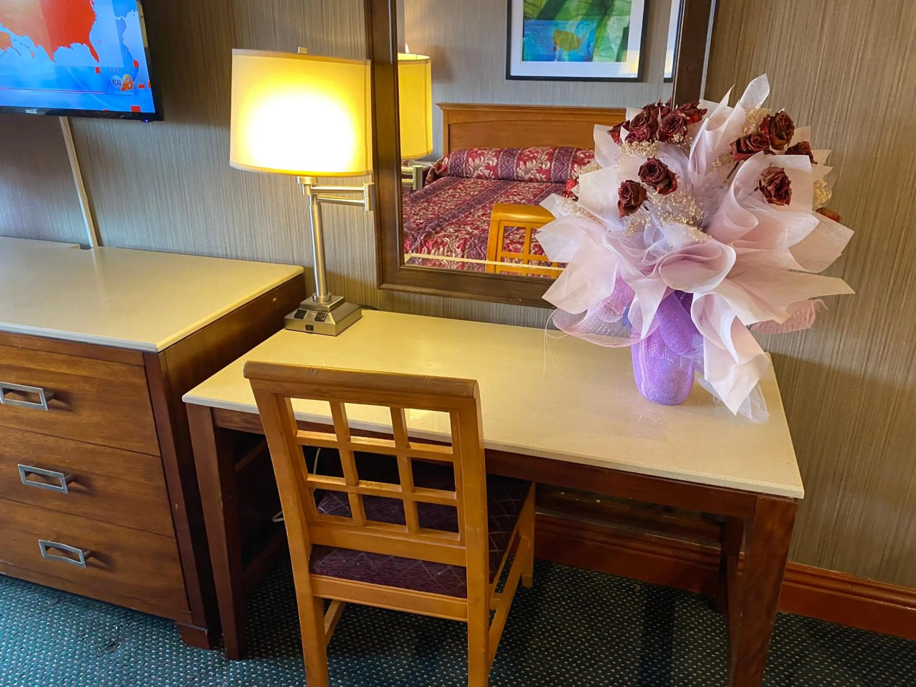 Seating area in New Century Inn